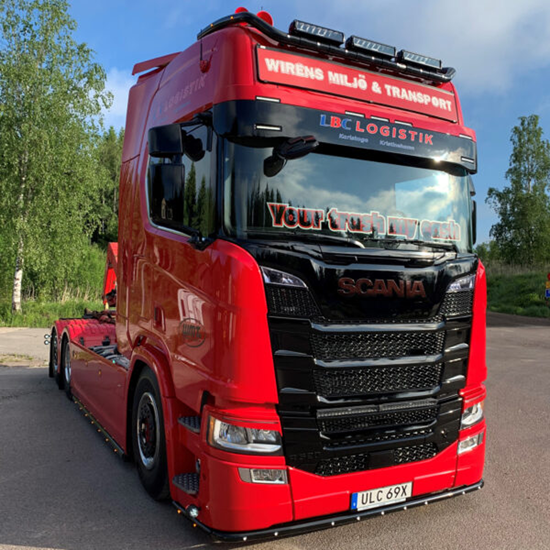 Solskydd 35 cm för Scania NG - Custom 7 - 3