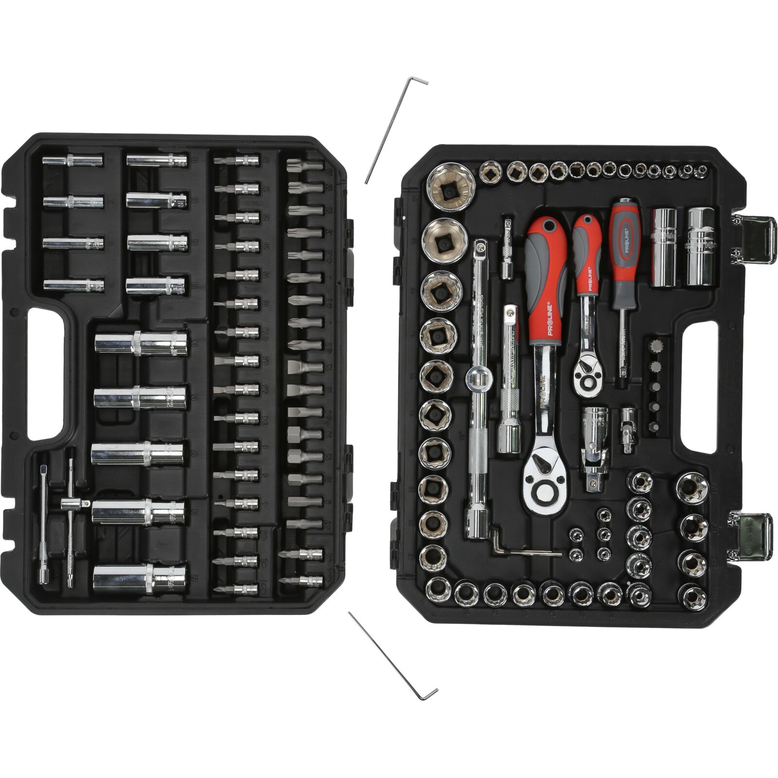 PROLINE TOOLS 113 Delars Hylssats, 12PT, CRV, S2, 1/2, 1/4 Driv, BMC, Proline - 2