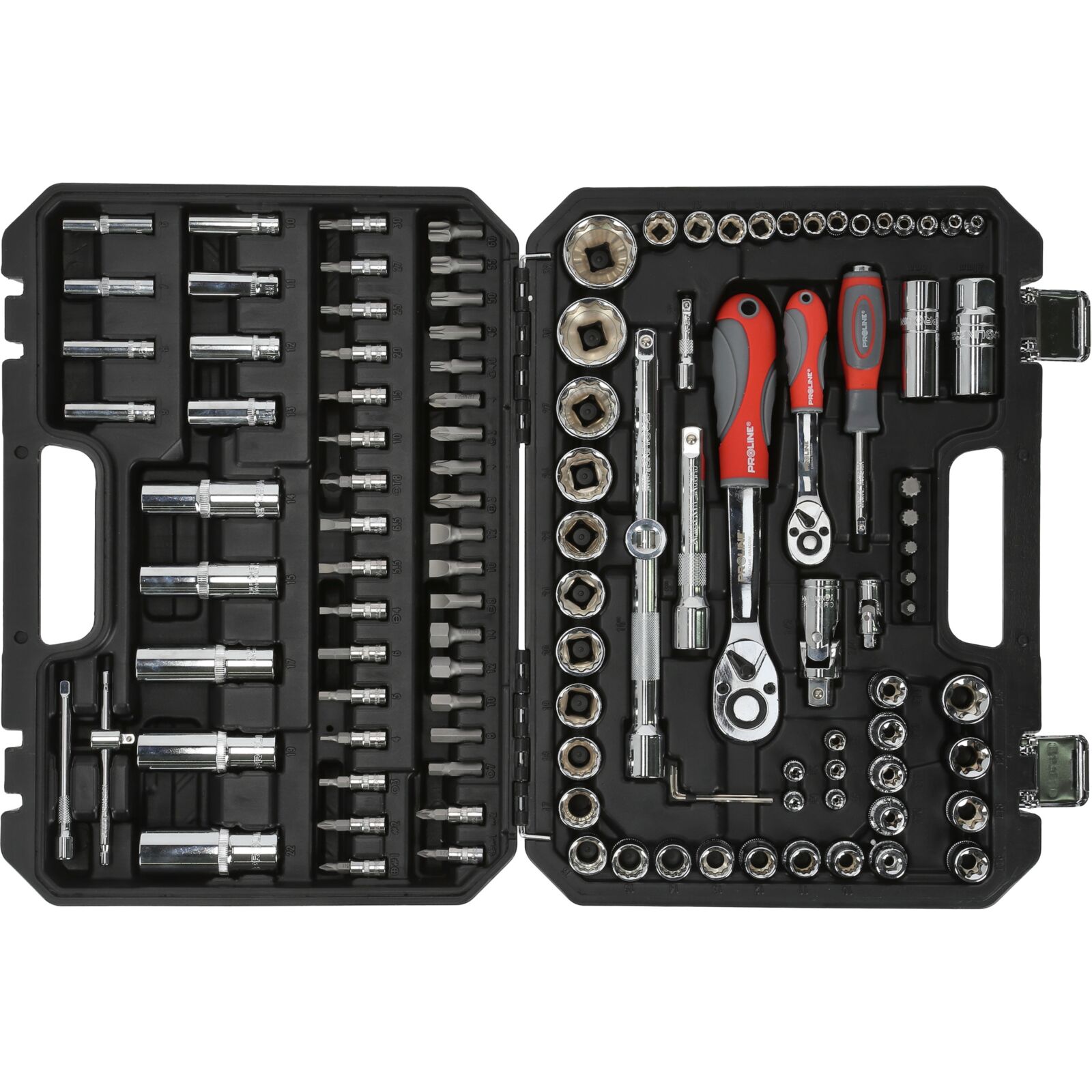 PROLINE TOOLS 113 Delars Hylssats, 12PT, CRV, S2, 1/2, 1/4 Driv, BMC, Proline - 4