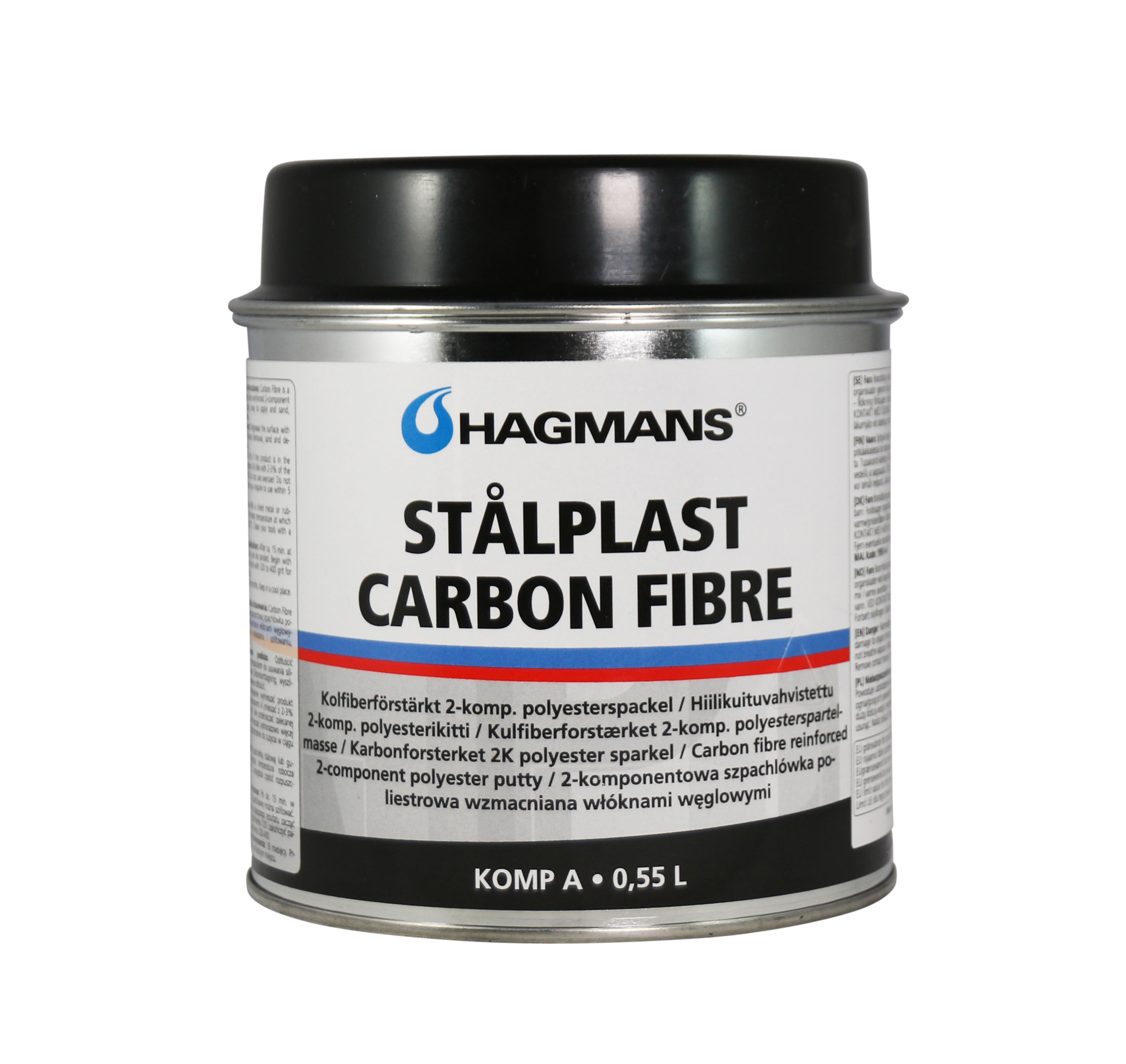 Stålplast Spackel Carbon Fiber 0,55 L