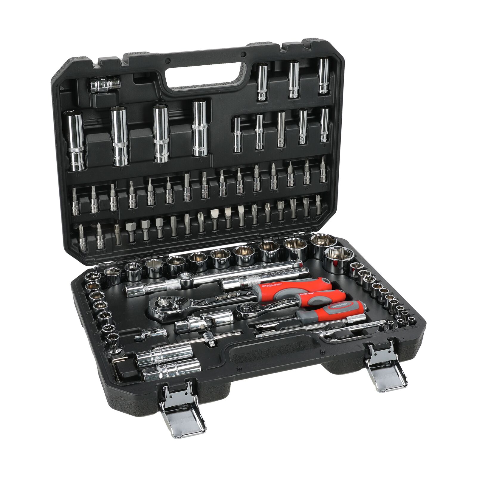 PROLINE TOOLS 94 Delars Hylssats, CRV, S2, 1/2, 1/4 Driv, BMC, Proline - 5