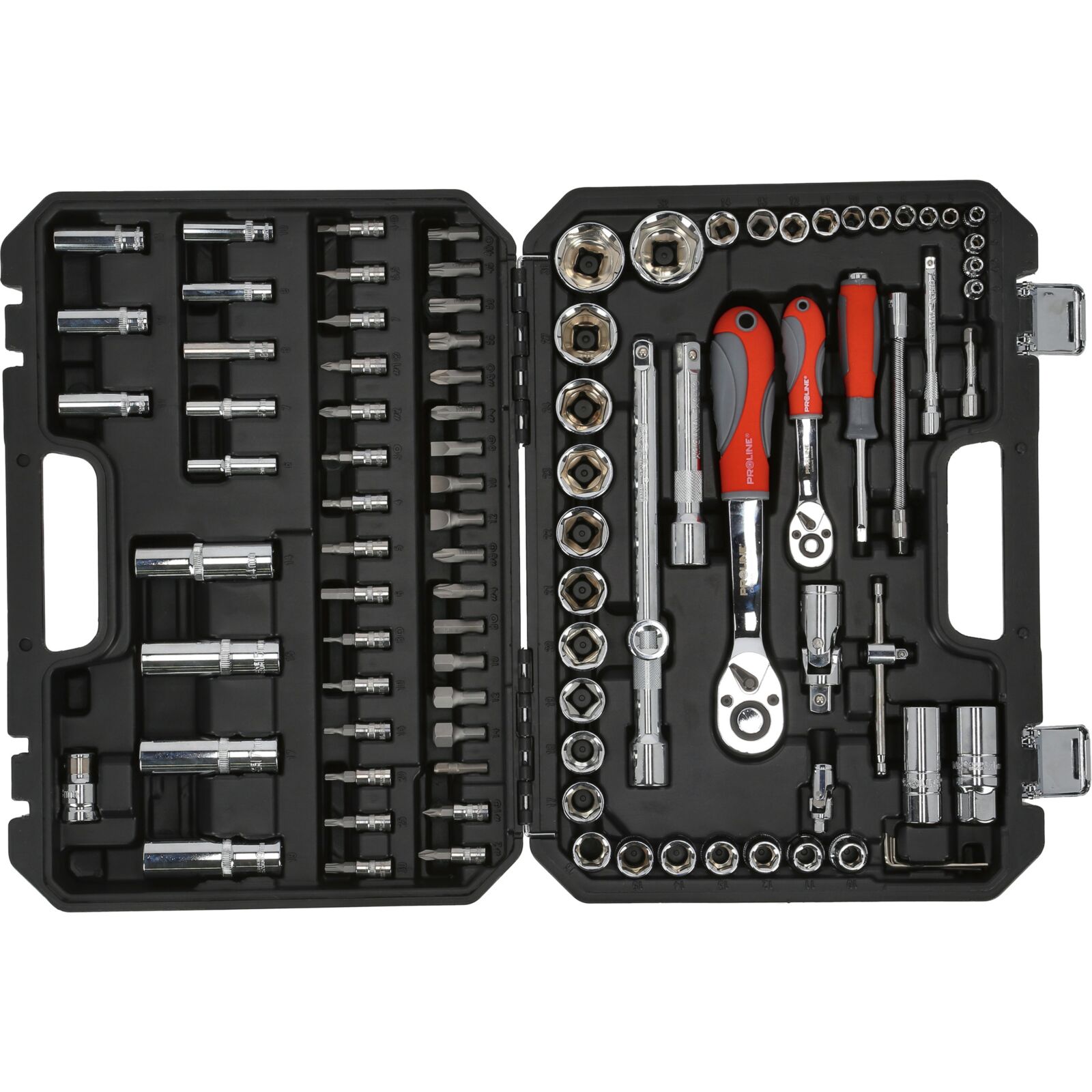 PROLINE TOOLS 94 Delars Hylssats, CRV, S2, 1/2, 1/4 Driv, BMC, Proline - 4