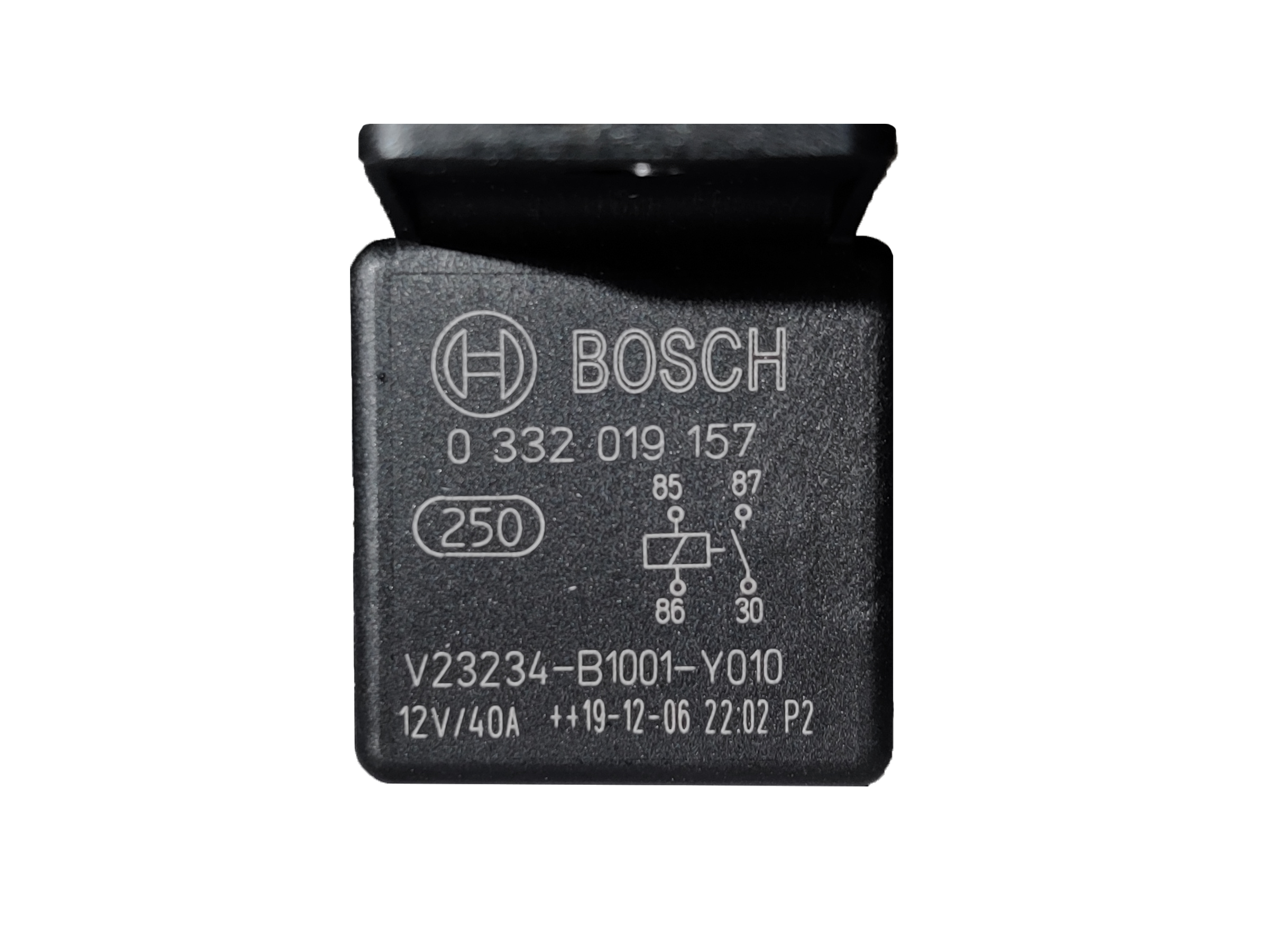 Relä Bosch 4-stifts 12V 30A m fäste - 2