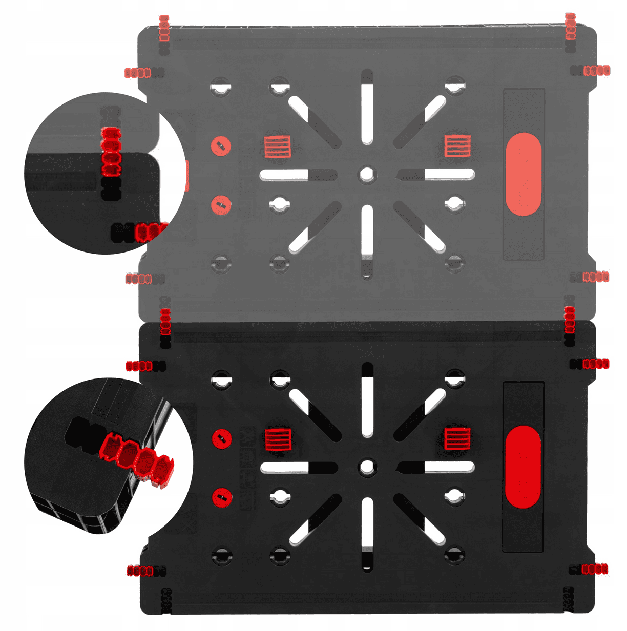 PROLINE TOOLS Hopfällbart Arbetsbord 150 kg 860 x 550 mm Klämfästhål Länkningsbeslag Snabbfäste, Proline - 13