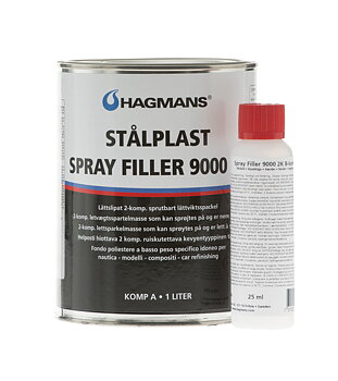 Stålplast Spray Filler 9000 2K 1 L
