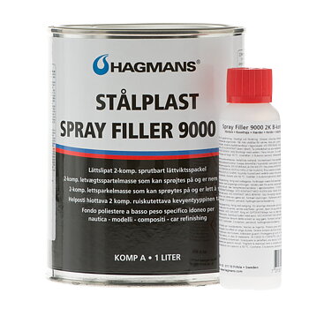 Stålplast Spray Filler 9000 2K 1 L