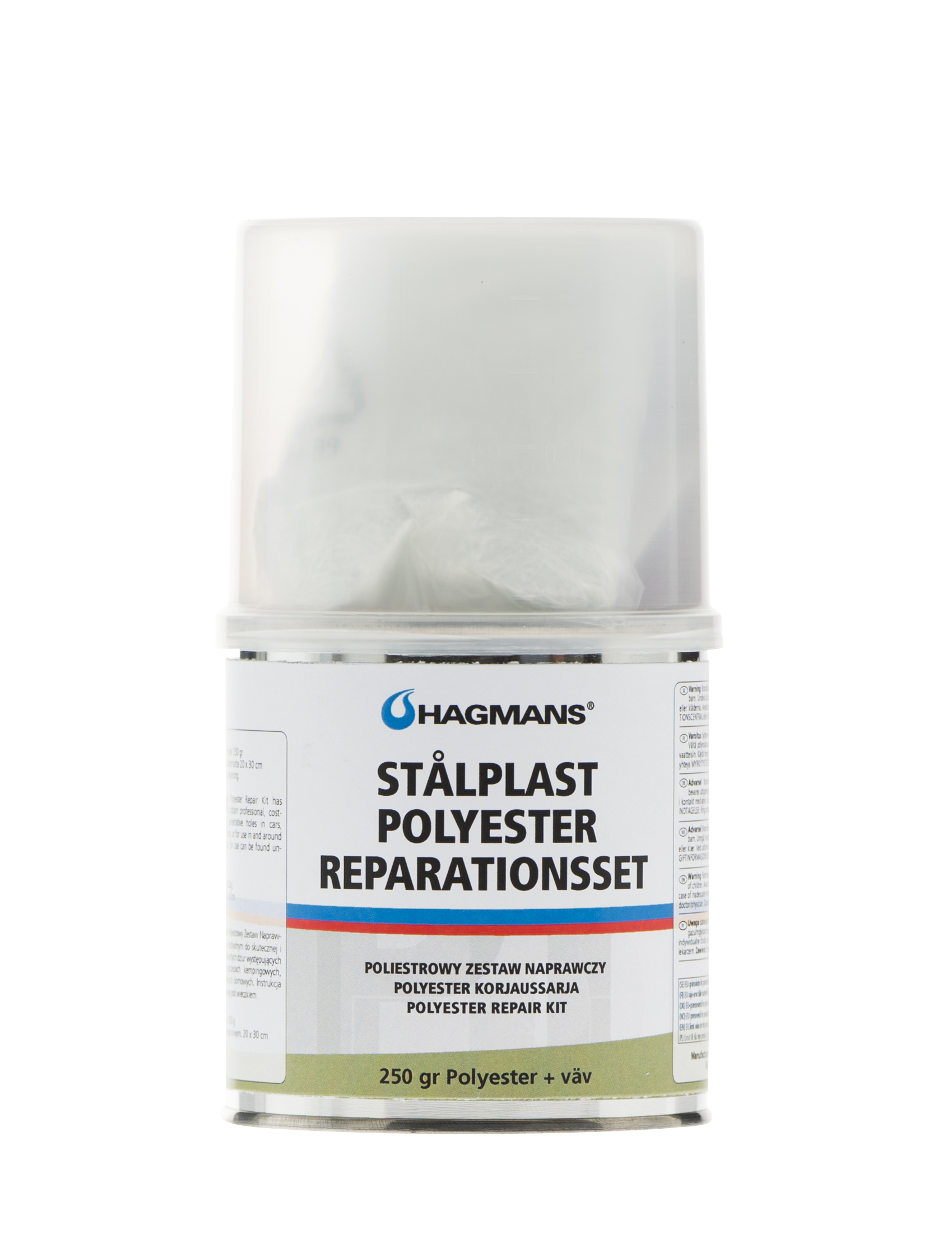 Stålplast Polyester reparationsset 250gr 1 SET