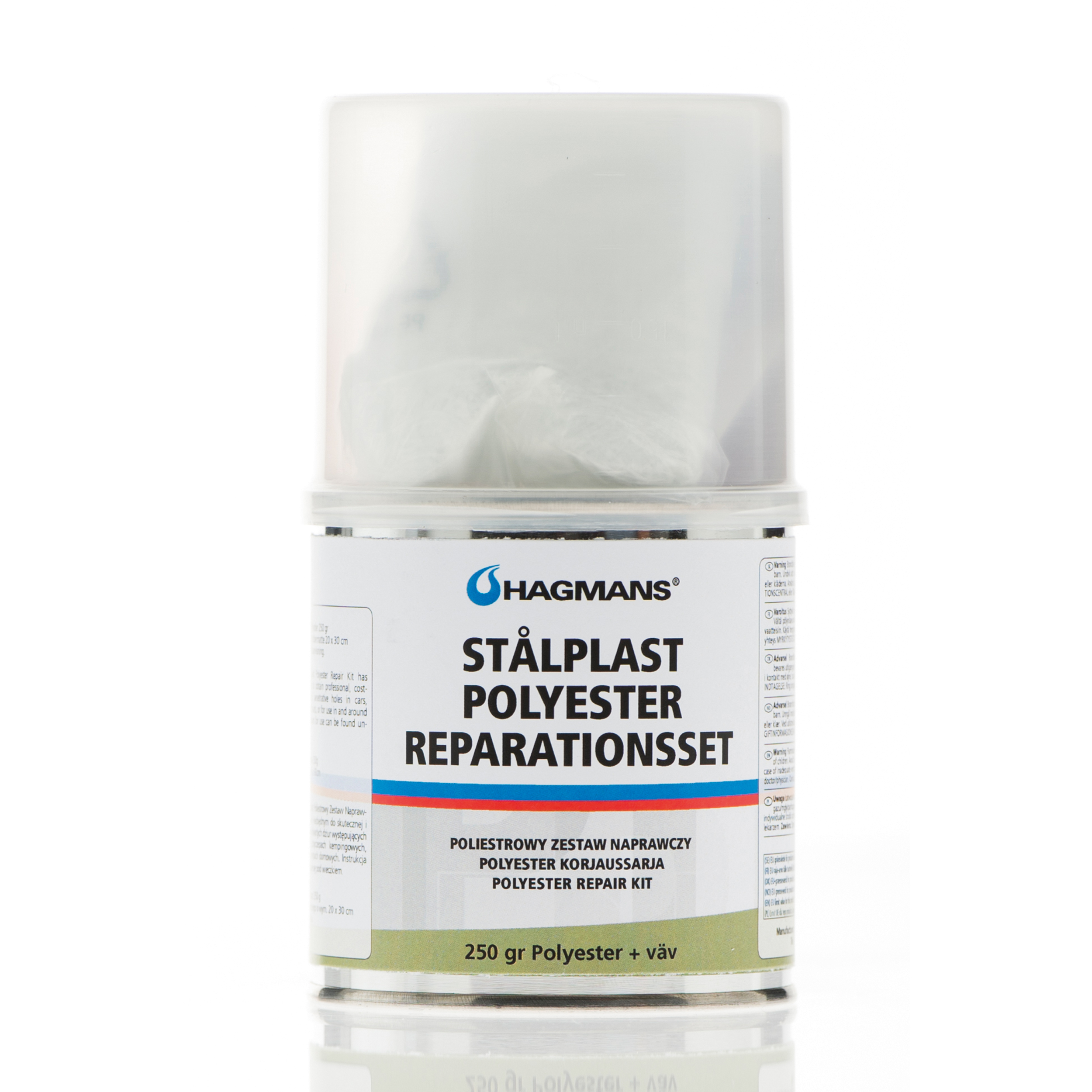 Stålplast Polyester reparationsset 250gr 1 SET - 2