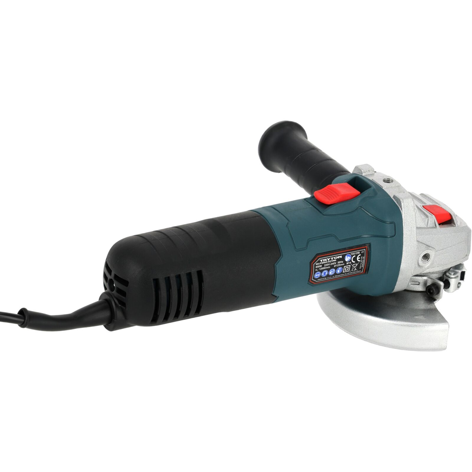Vinkelslip 125 mm 850W 11000rpm, Tryton - 2