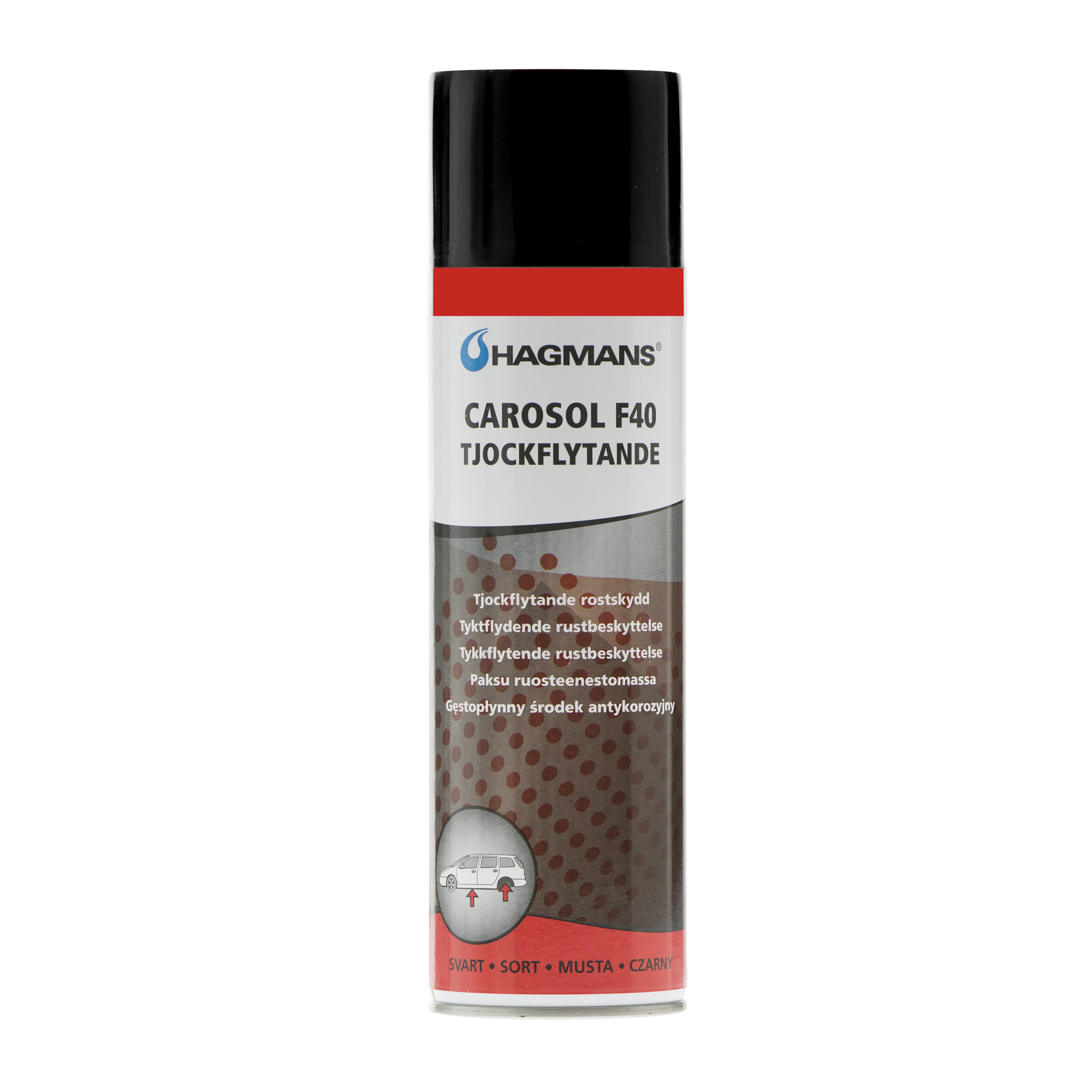 Carosol Tjockflytande Rostskydd F40 Spray 500 ML - 2