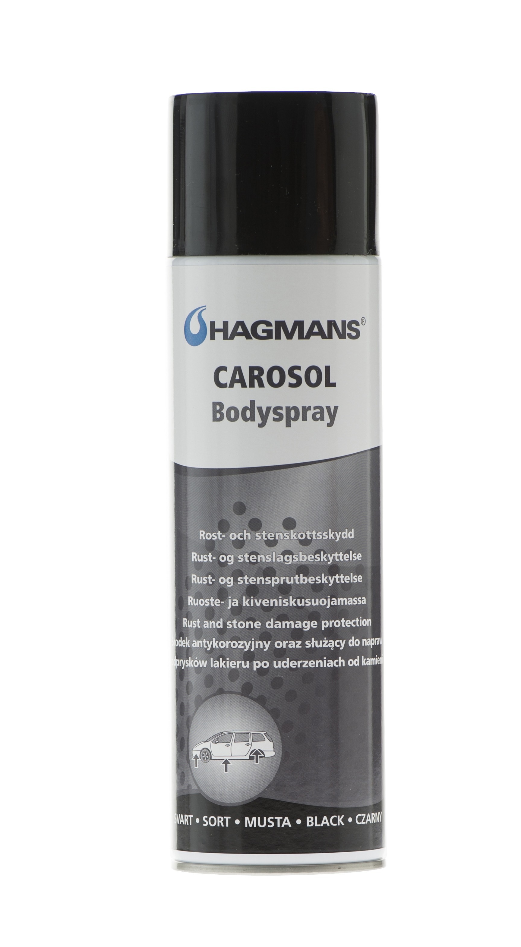 Carosol Bodyspray Svart 500 ML