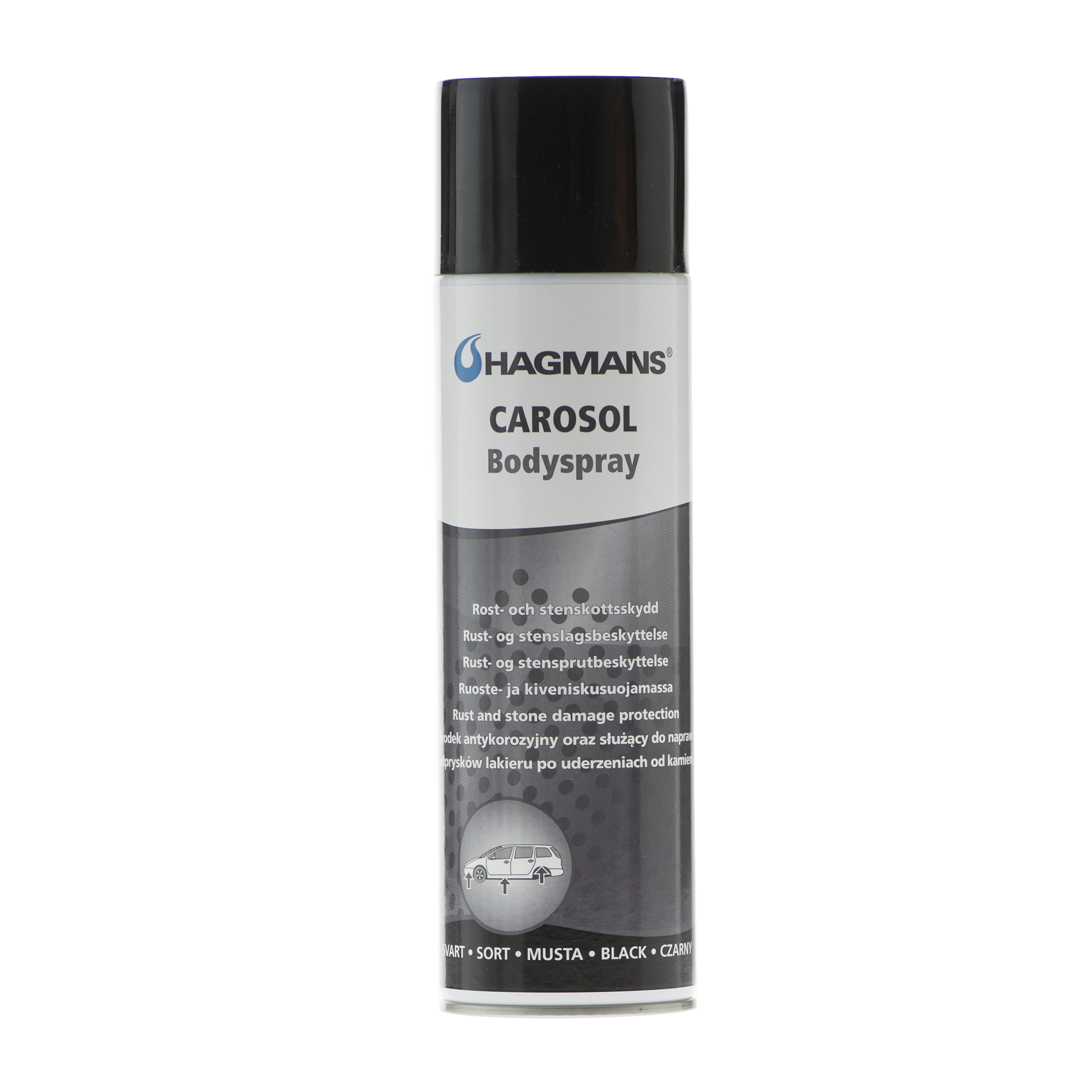 Carosol Bodyspray Svart 500 ML - 2