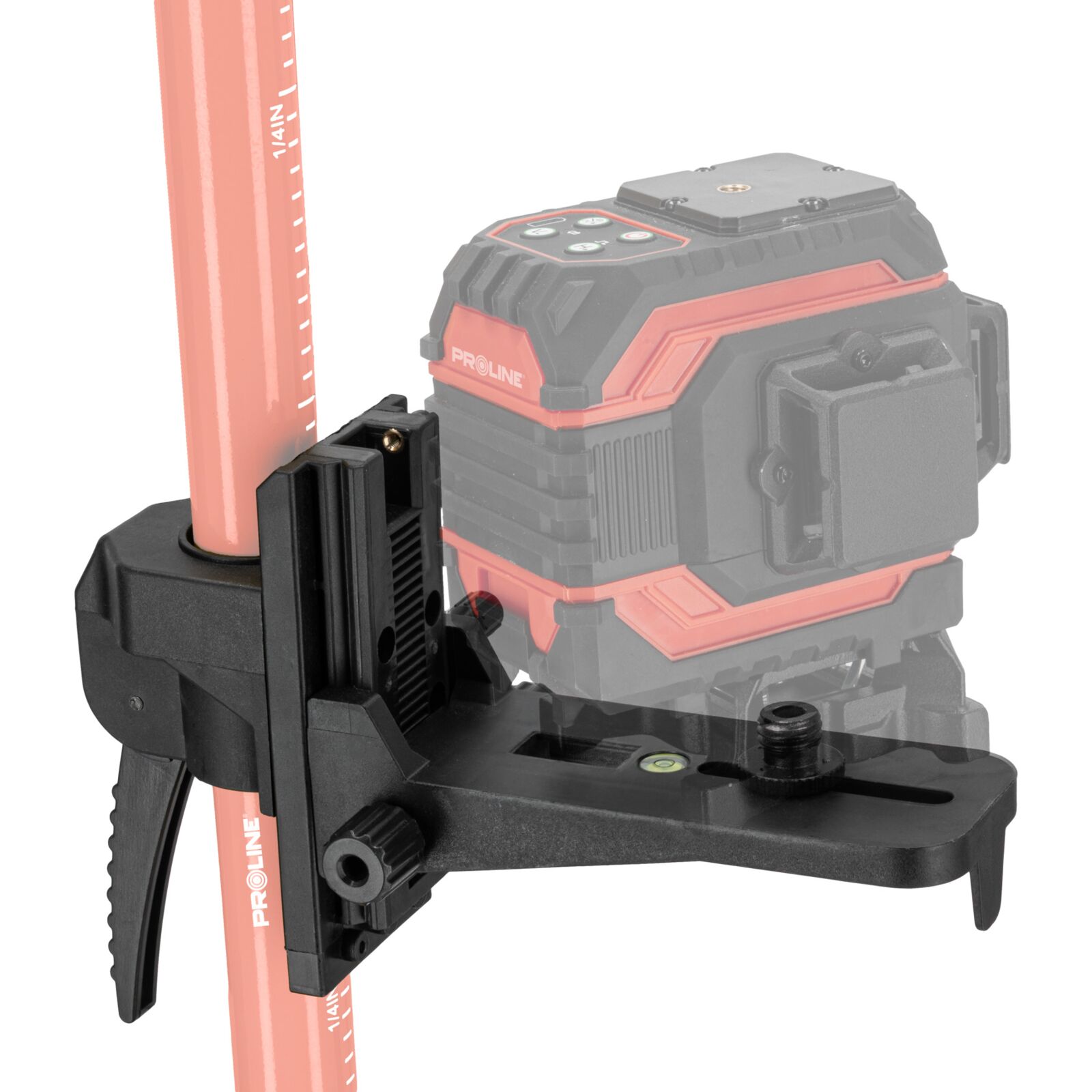 PROLINE TOOLS Hyllplan förlängningsstång 60 cm, 30 cm, 1/45/8 skruvar, hållbar plast, Proline - 3