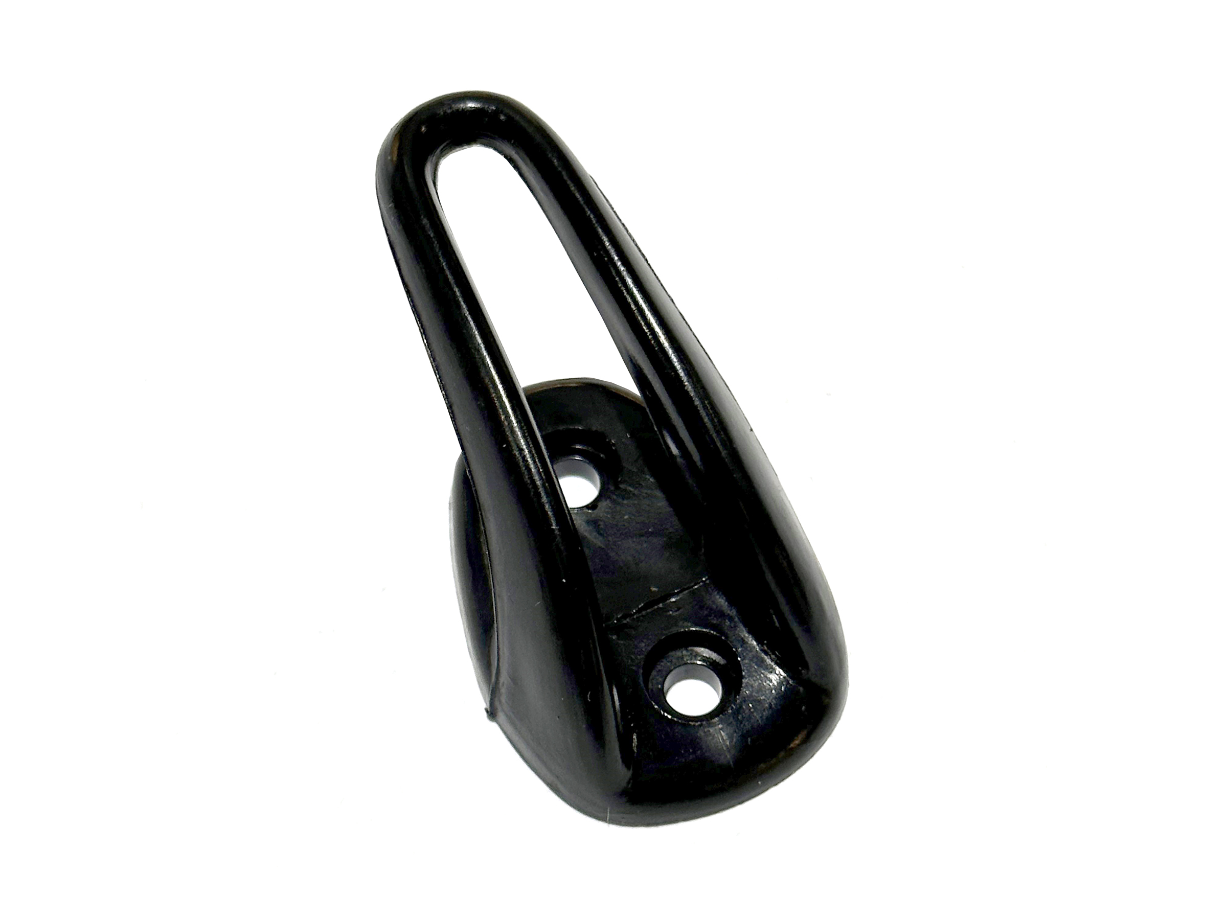 Klädkrok svart plast 26x48 mm