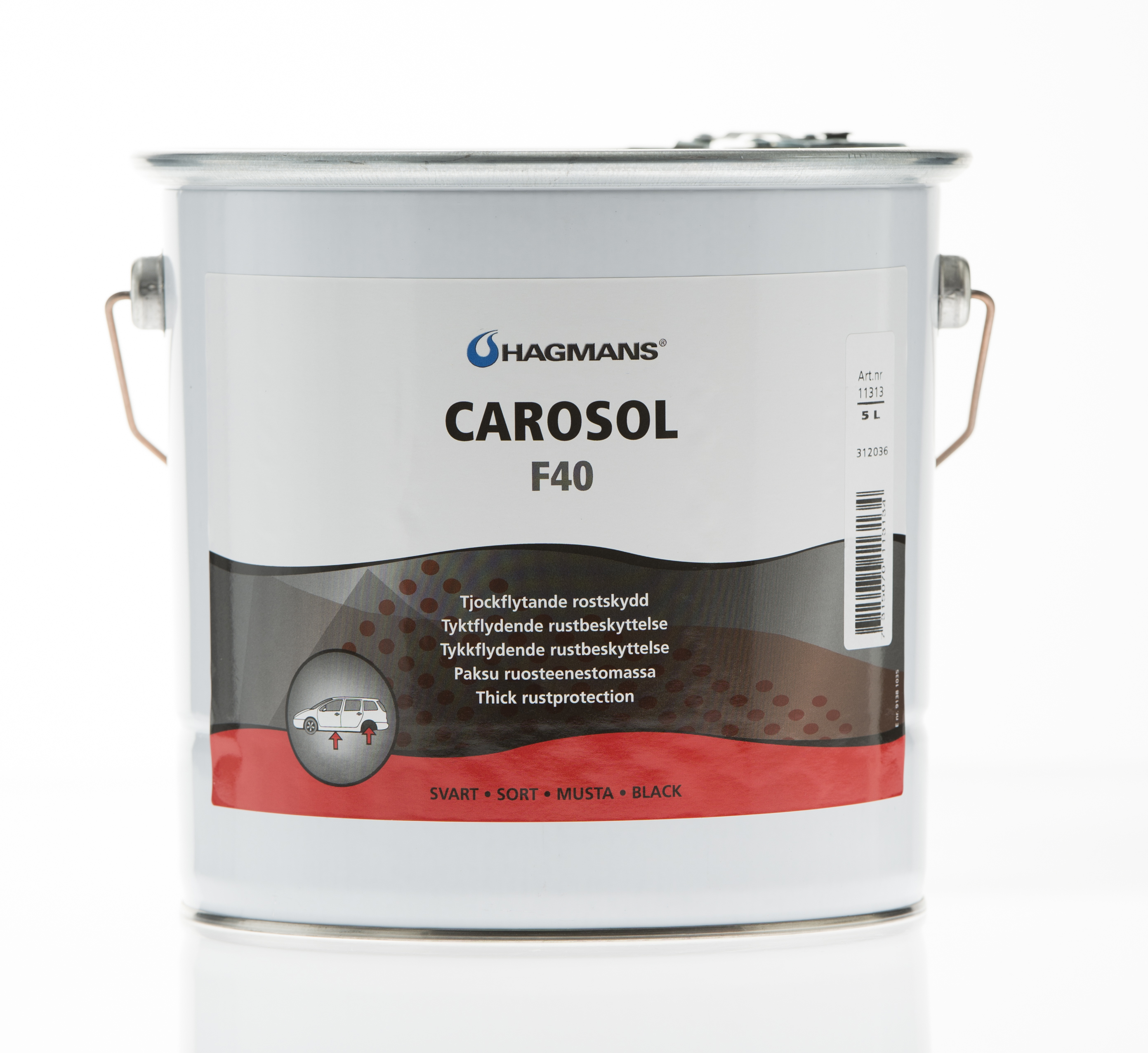 Carosol Tjockflytande Rostskydd F40 5 L