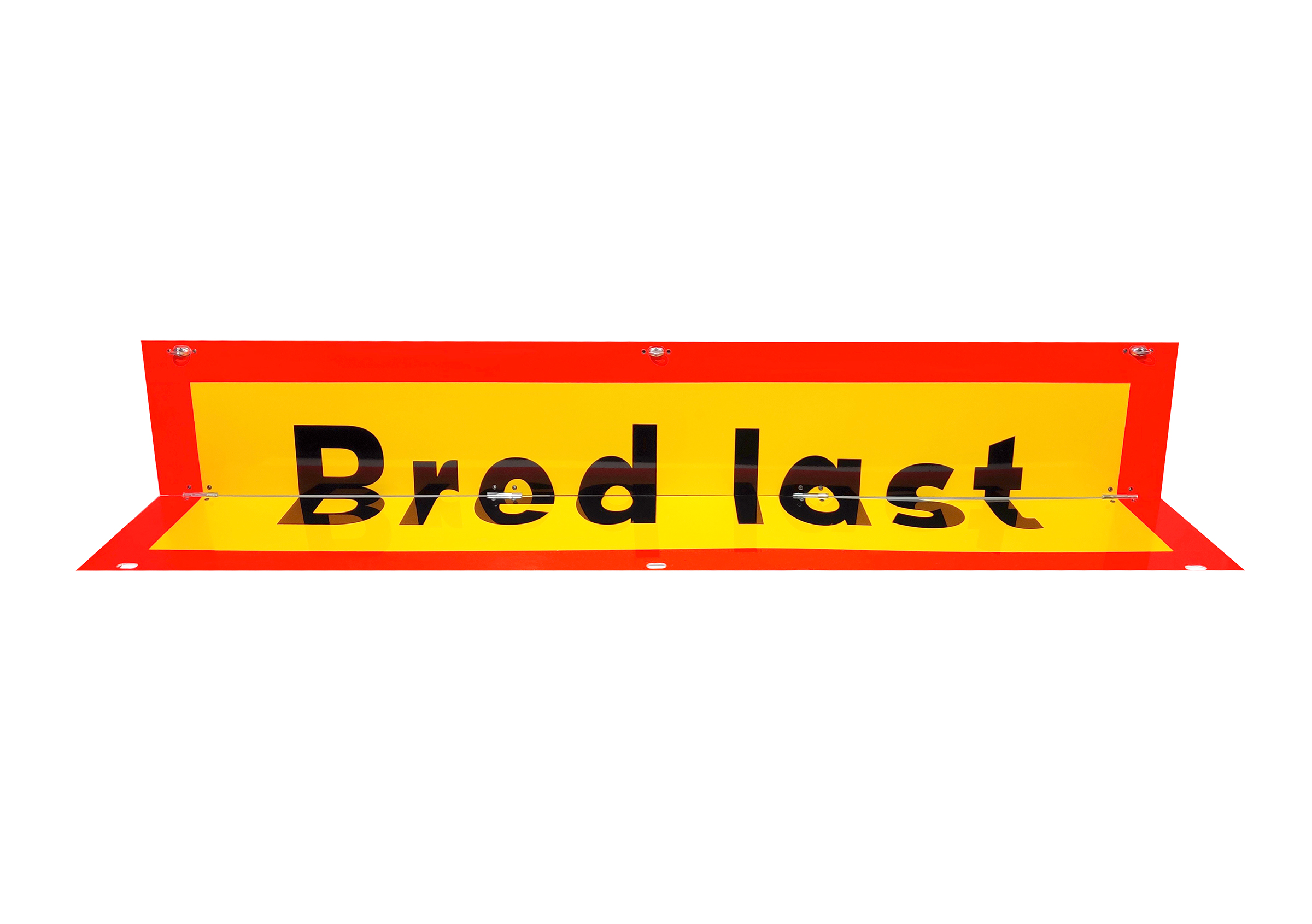 Bred last skylt, vikbar 1200x400x2 mm - 2