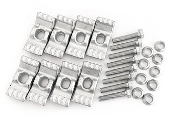 Fästserie för bomlåda till släp/bil 8st. fästen inkl. bultar