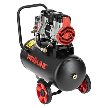 PROLINE TOOLS Olje-fri Kompressor 24L, 750W, 8BAR, 167L/MIN, Tyst Drift, Proline