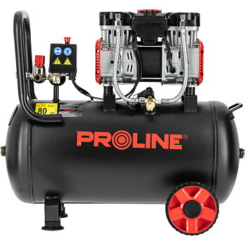 PROLINE TOOLS Kompresor oljefri 50L 254 l/min, 1500W, 8 bar, 58.1 dB, 25 kg, 3-lagers stål, Proline
