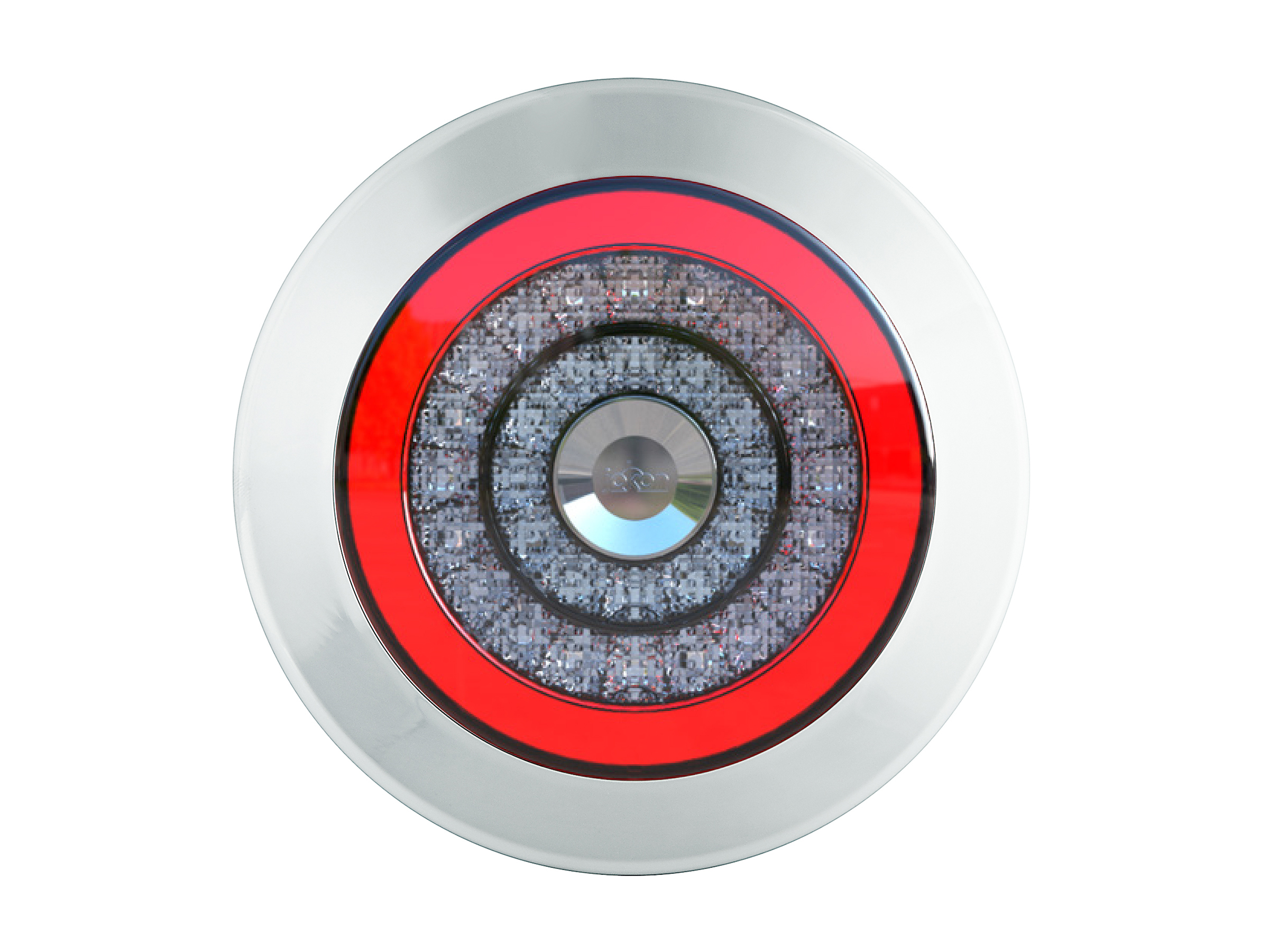 Bak-broms-blinkerslampa LED 24 V 2,5 m Röd