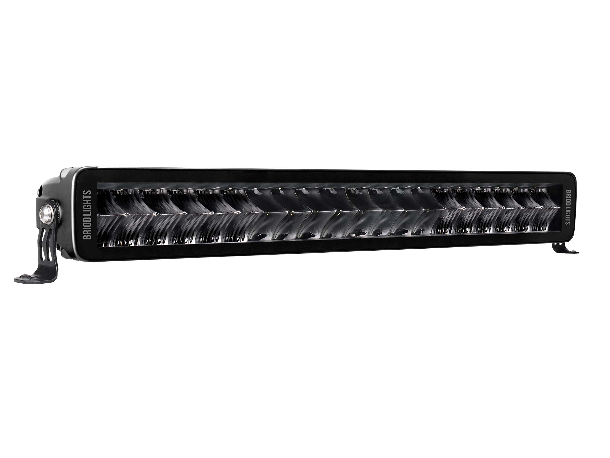 BriodLights Ljusramp Dubbelradig Pos. ljus Mörk 5500lm 22" - 2