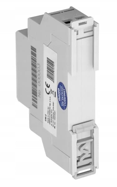 Elmätare 1-fas 230V, för camping, hamnar m.fl., elektronisk energimätare med impulsutgång, IP51, MID certifierad, Virone - 4