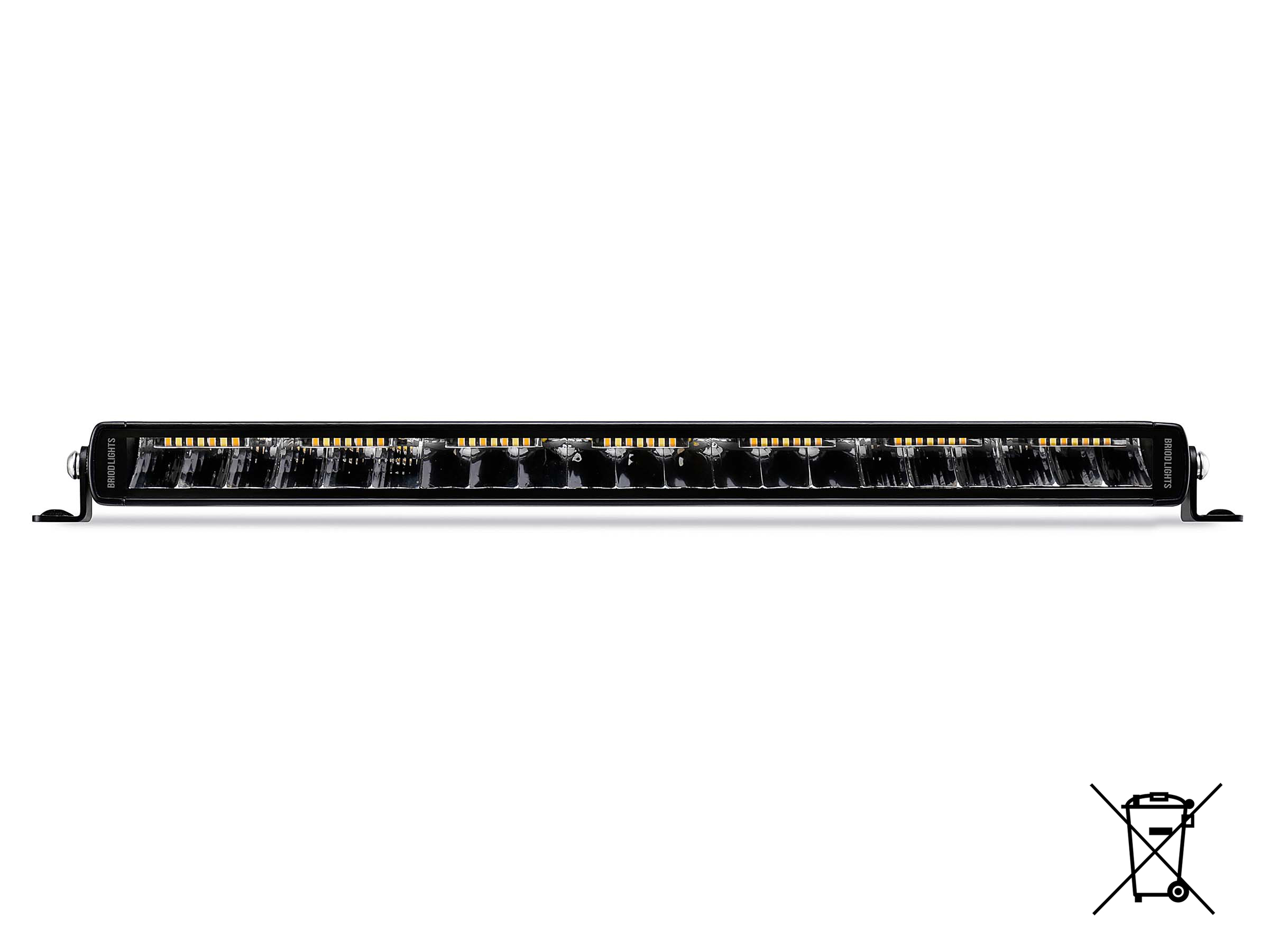 BriodLights Extraljusramp Svart Enkelradig P.ljus 3586lm 20" - 4