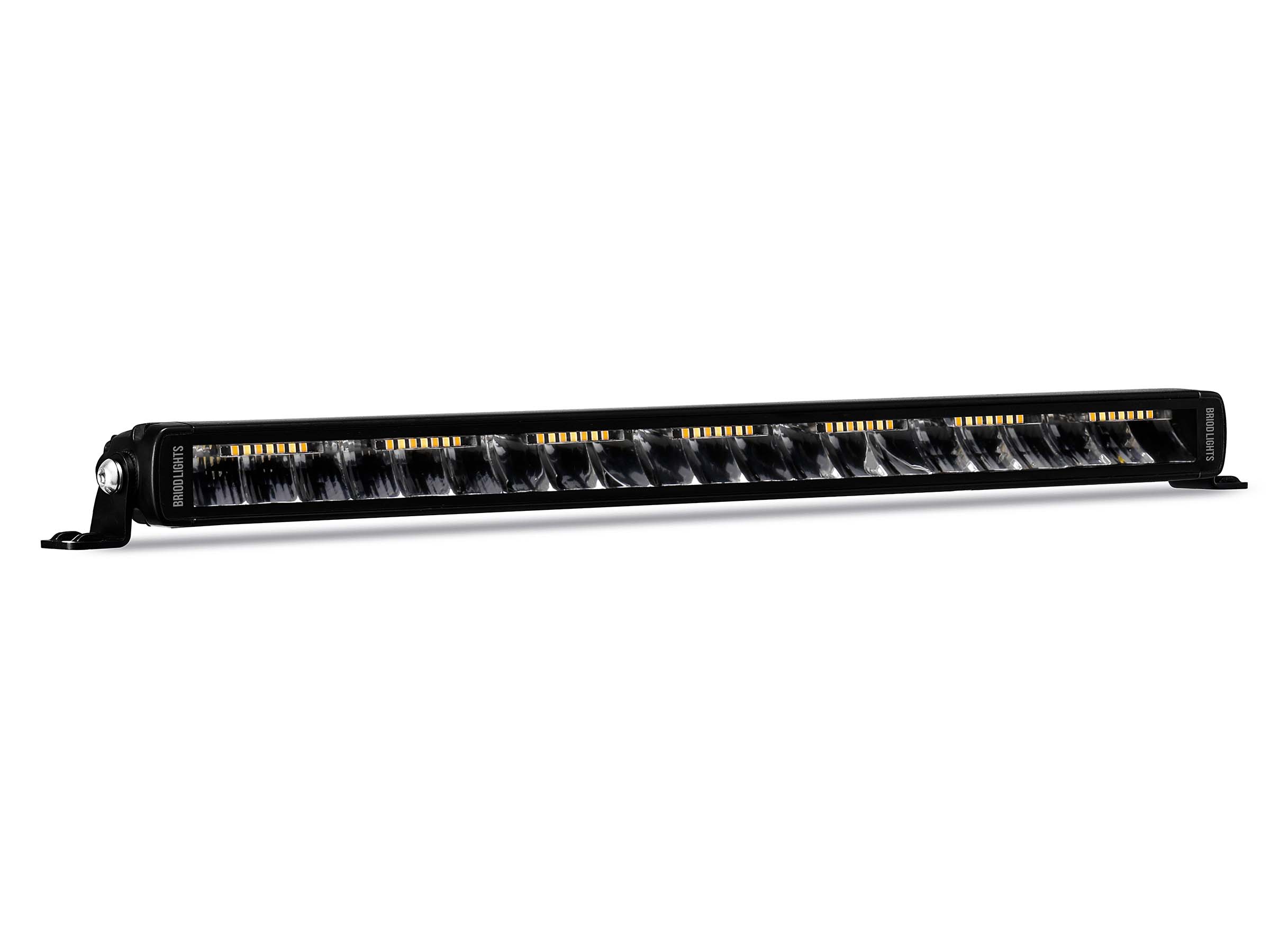 BriodLights Extraljusramp Svart Enkelradig P.ljus 3586lm 20" - 2