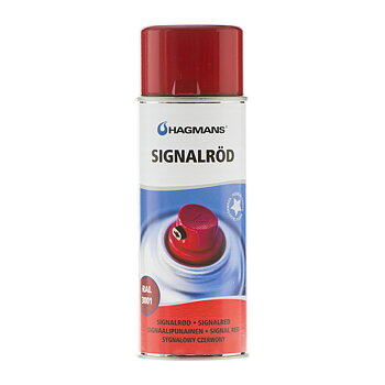 Hagmans Sprayfärg Signalröd RAL 3001  400 ML