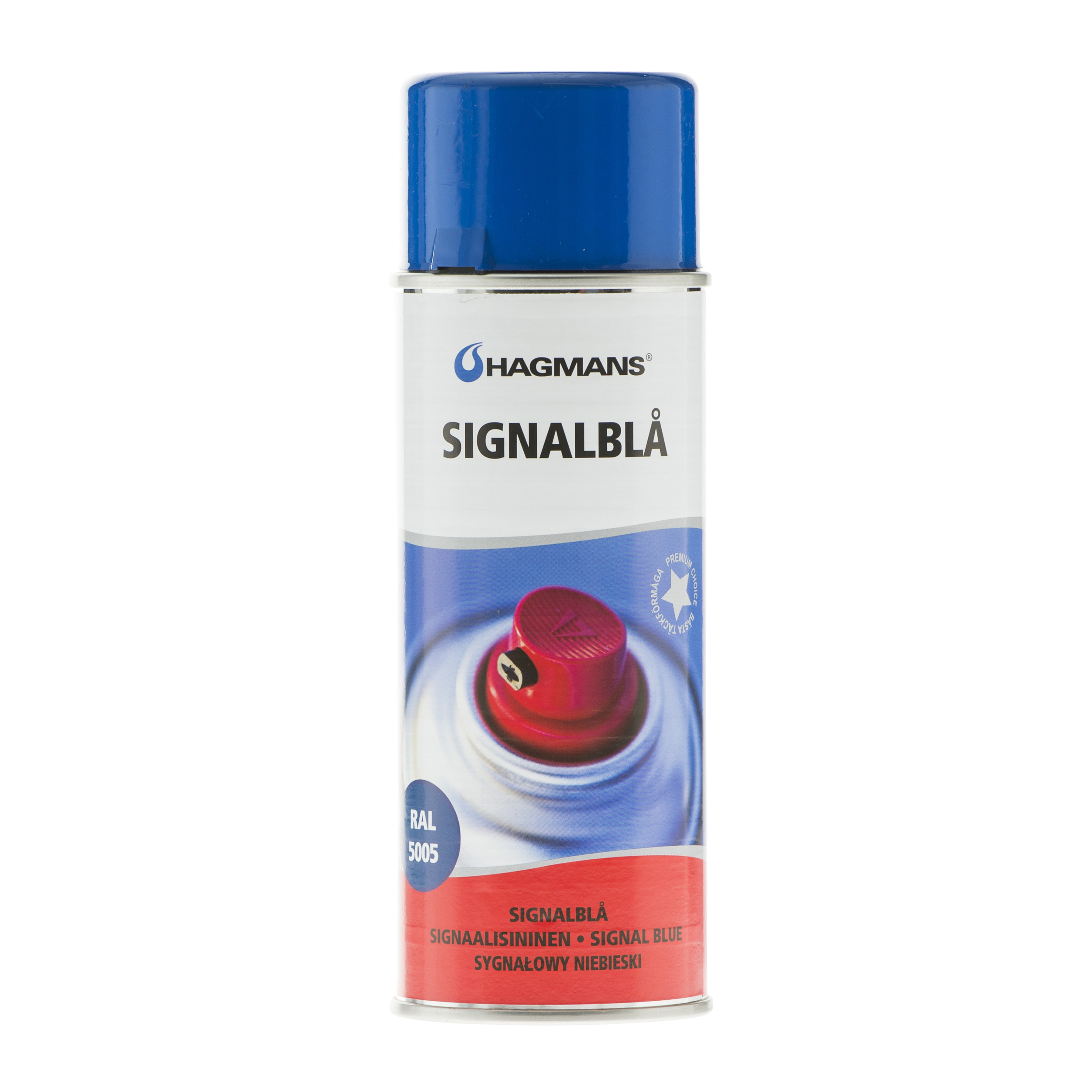 Hagmans Sprayfärg Signalblå RAL 5005  400 ML - 2
