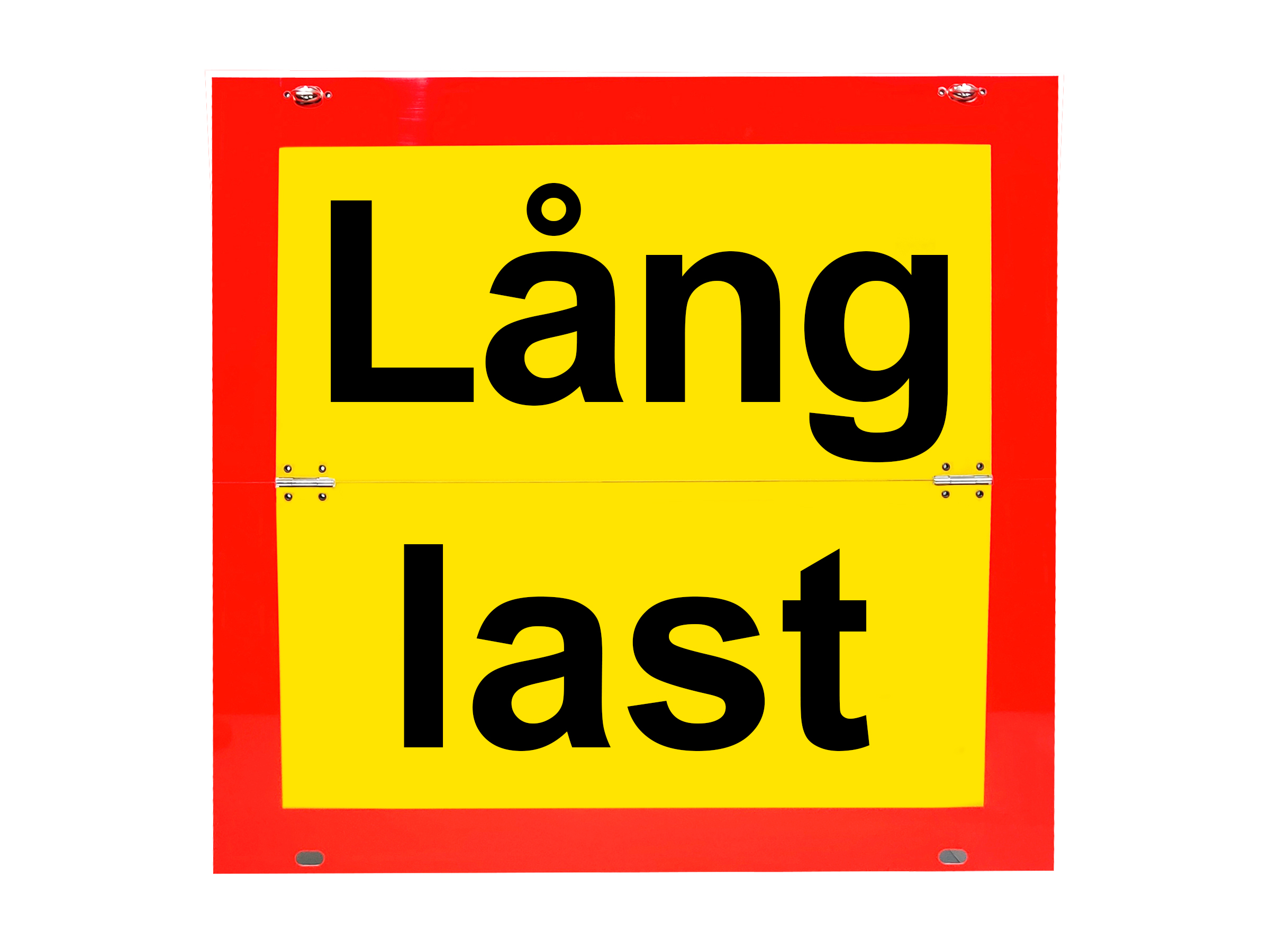 Lång last skylt 2-radig, vikbar 600x500x2 mm - 2