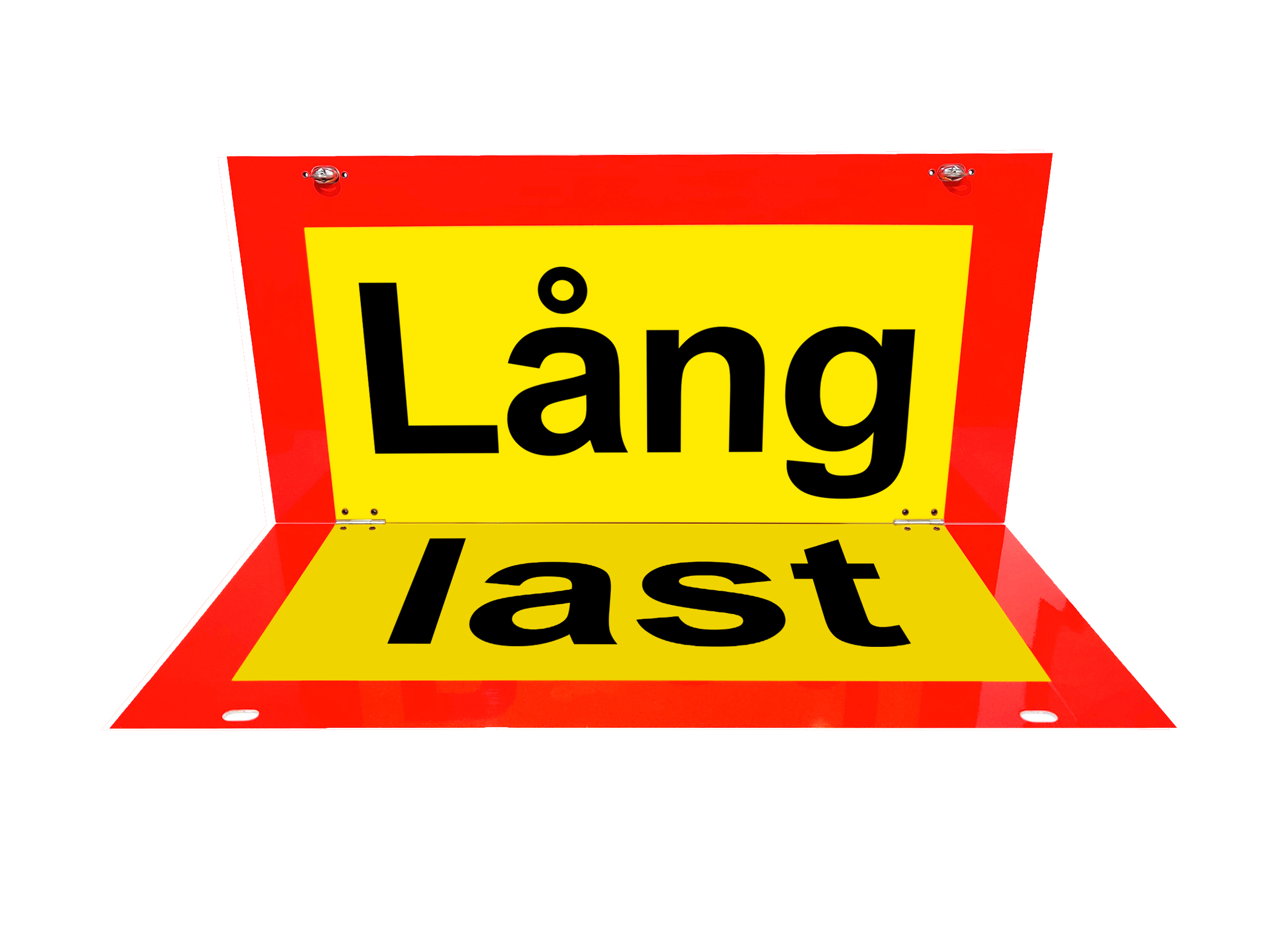 Lång last skylt 2-radig, vikbar 600x500x2 mm - 3