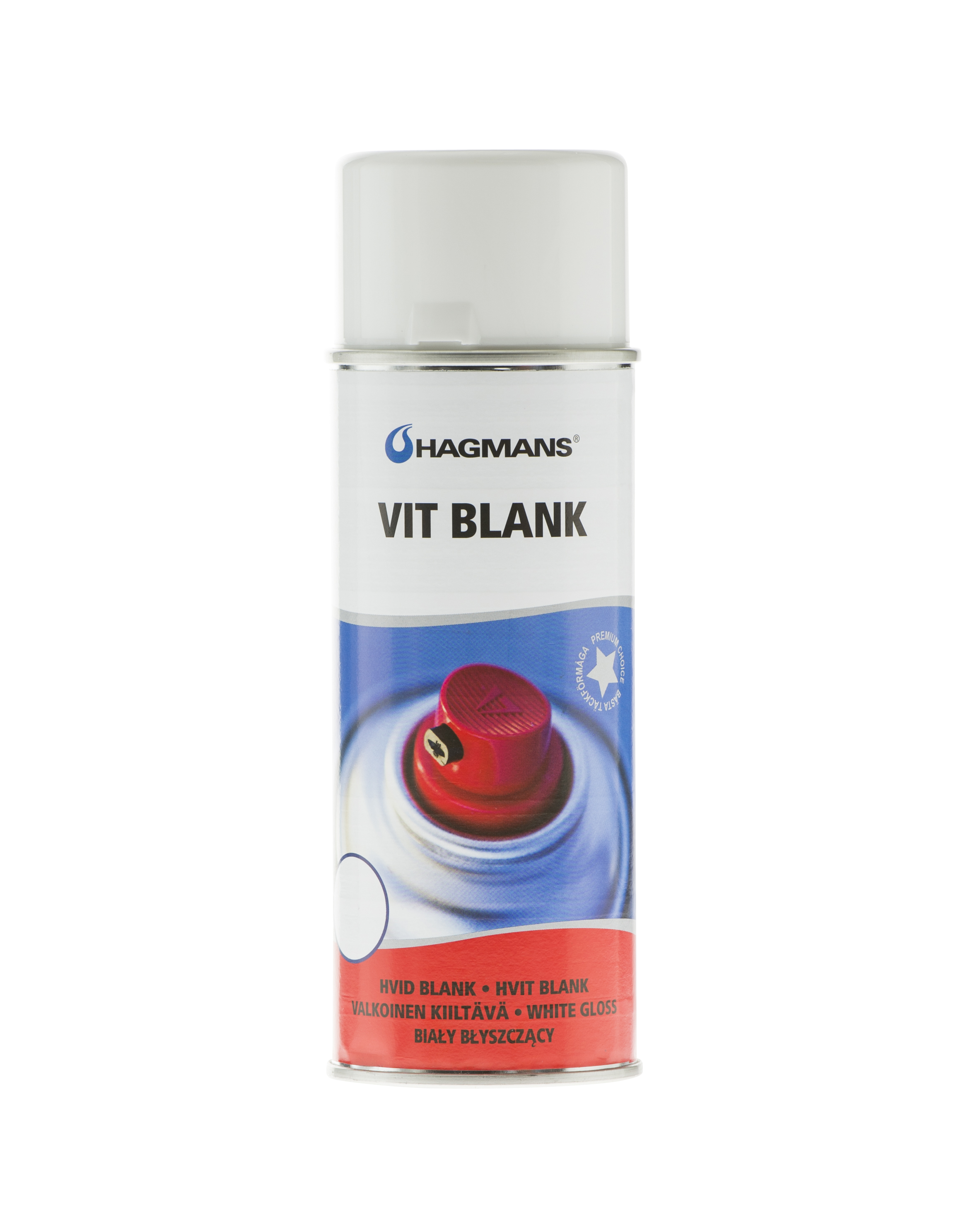 Hagmans Sprayfärg Blank Vit 400 ML