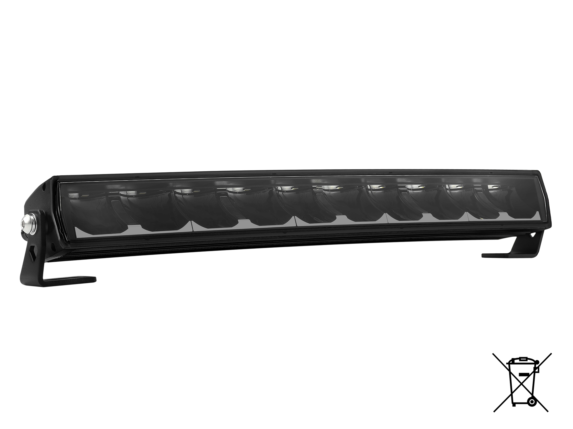 BriodLights Böjd Extraljusramp Enkelradig 11500lm