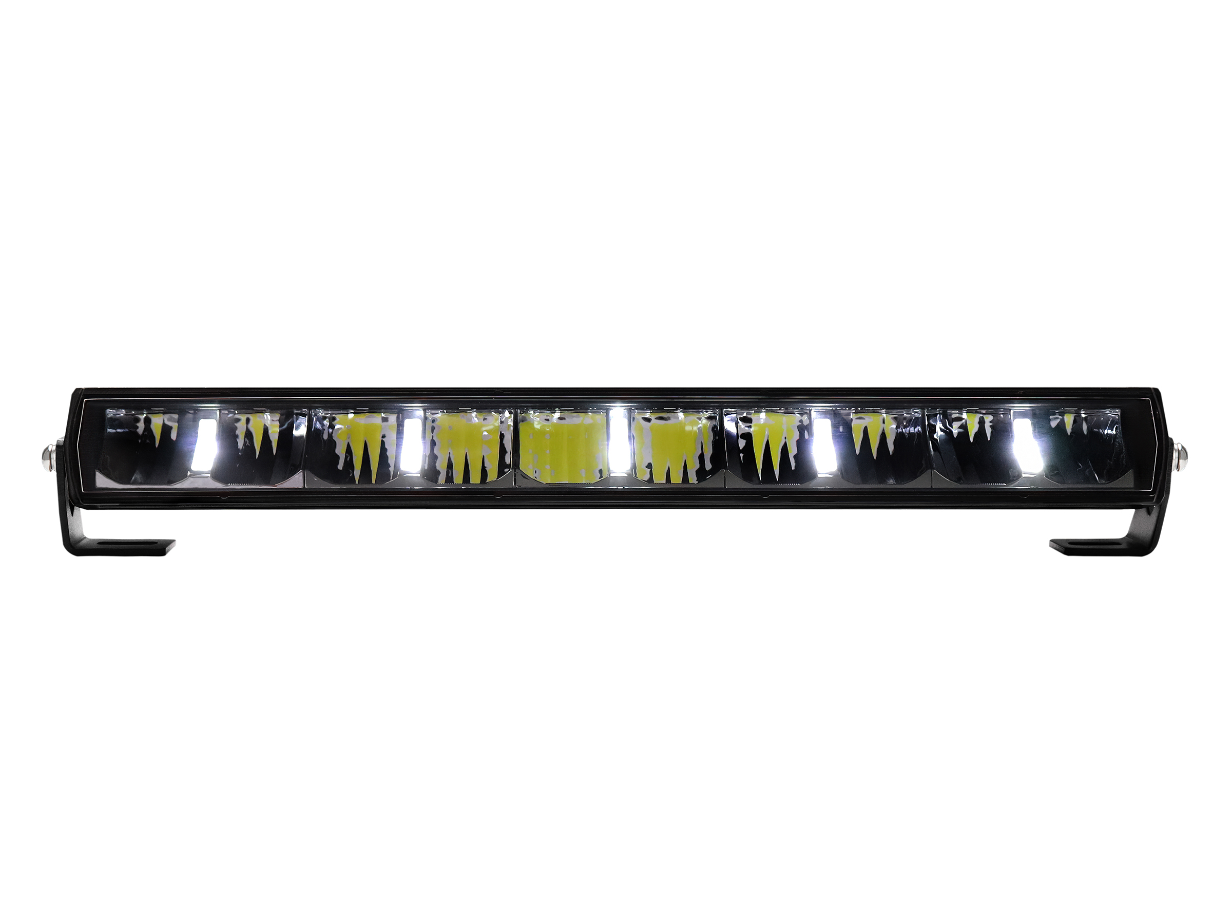 BriodLights Böjd Extraljusramp Enkelradig 11500lm - 2