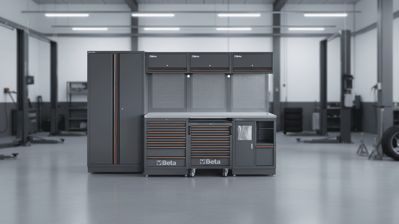 C45PRO 2.0 x – JUST NU: inkl. 268 verktyg och gratis frakt, Komplett Modulär Garageinredning, Verkstadsinredning, BETA Tools KAMPANJ - 11
