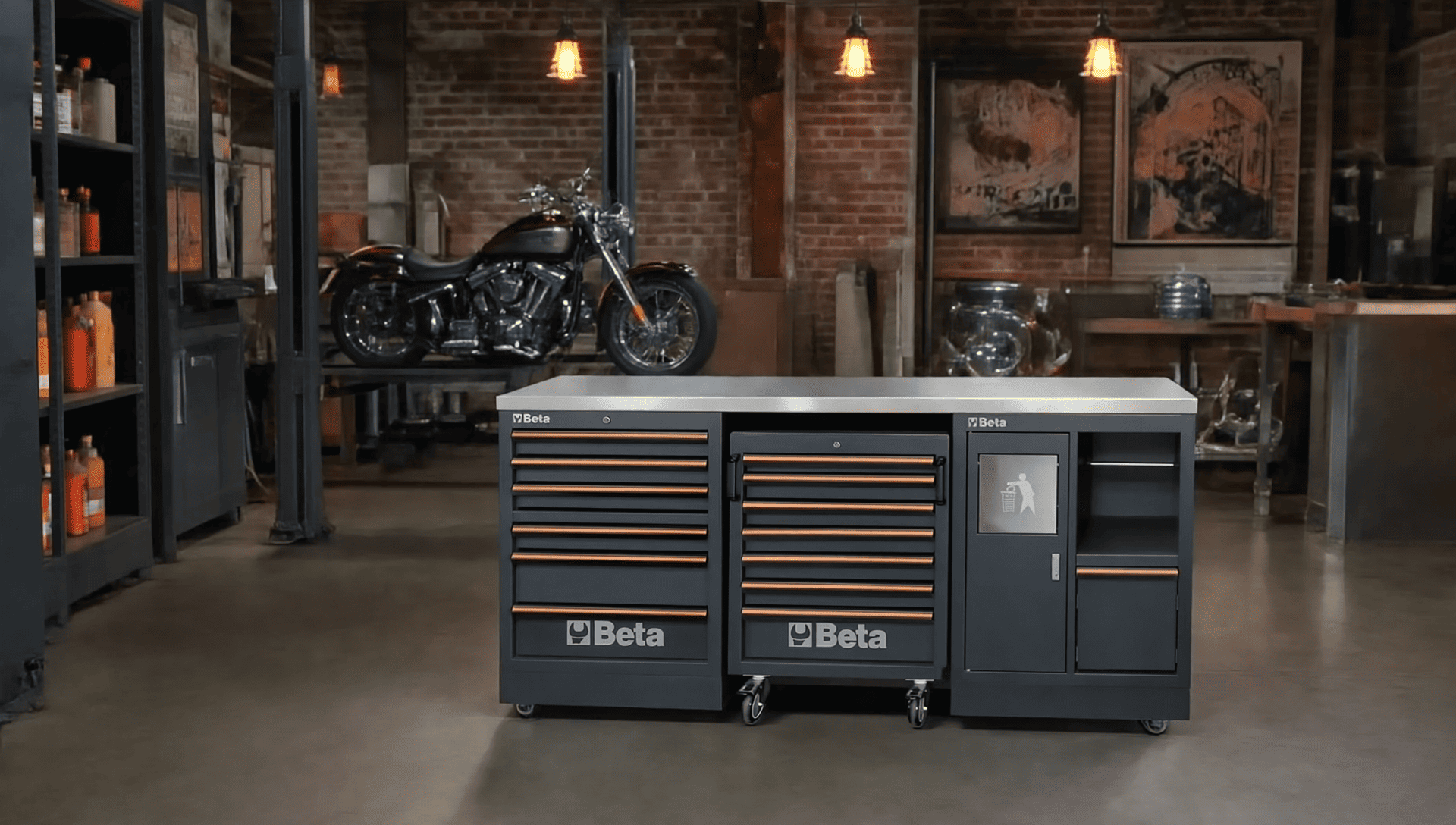 C45PRO 2.0 x – JUST NU: inkl. 268 verktyg och gratis frakt, Komplett Modulär Garageinredning, Verkstadsinredning, BETA Tools KAMPANJ - 13