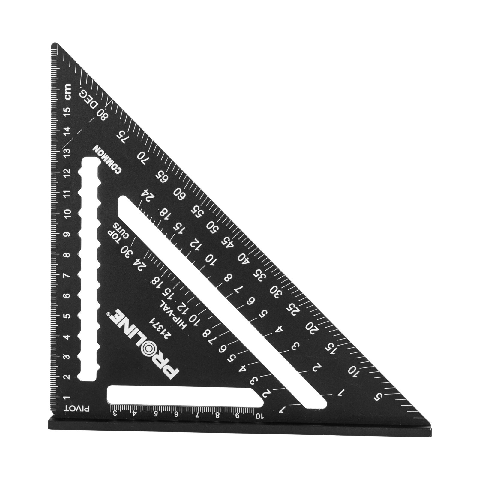 PROLINE TOOLS Snickarvinkel med bas, aluminium 175/300 mm, 4, 6 mm tjock, Oxiderad yta, Proline (Längd (m) : 0.3)