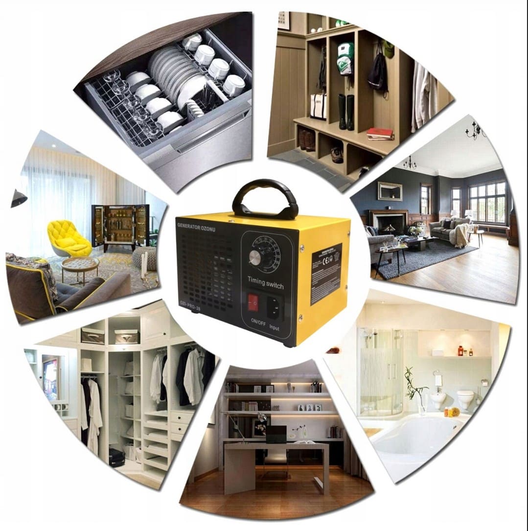 Övriga 3 Ozongenerator 28000 mg/h, luftrenare 230V, 120W - 2