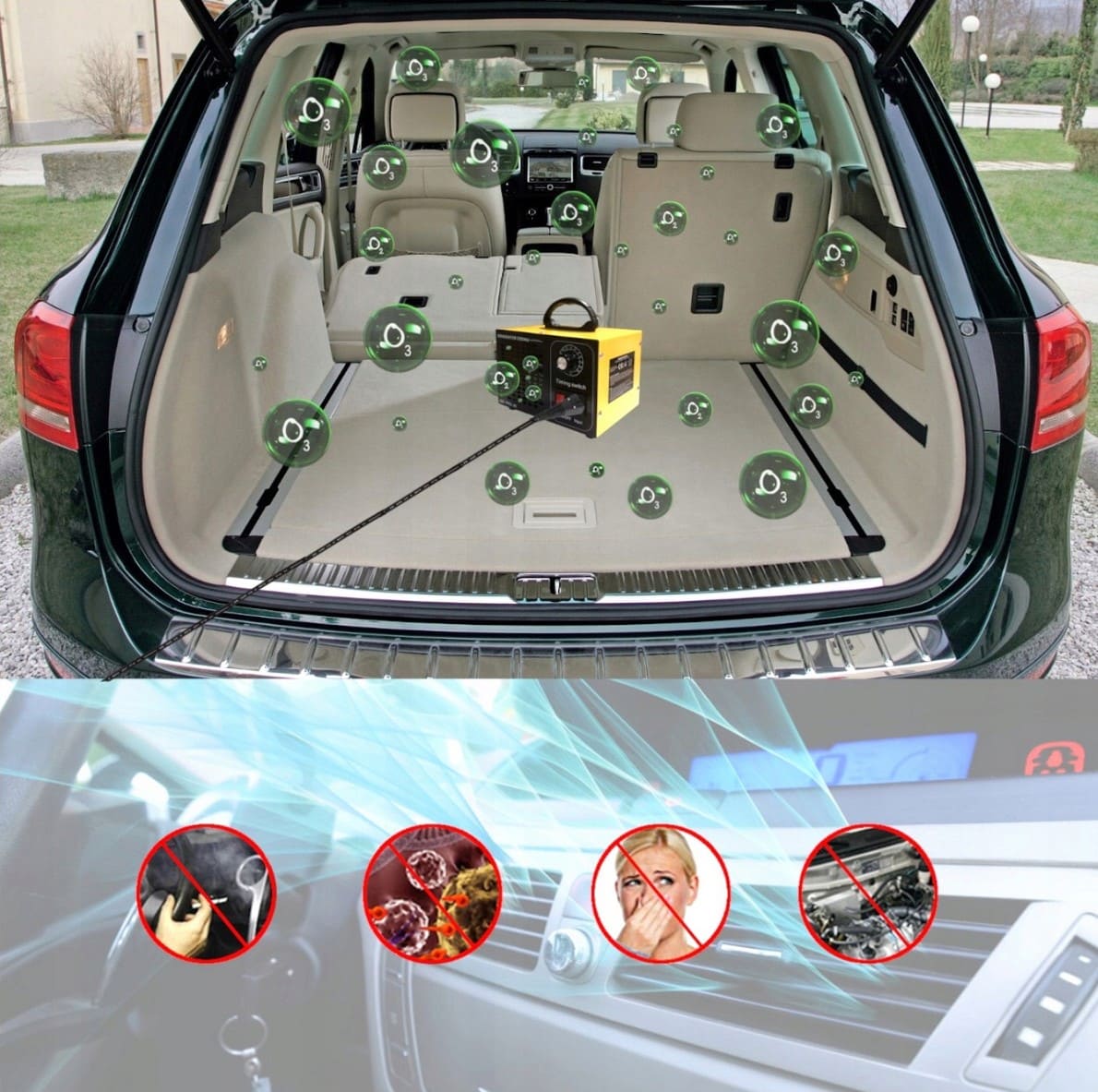 Övriga 3 Ozongenerator 28000 mg/h, luftrenare 230V, 120W - 5