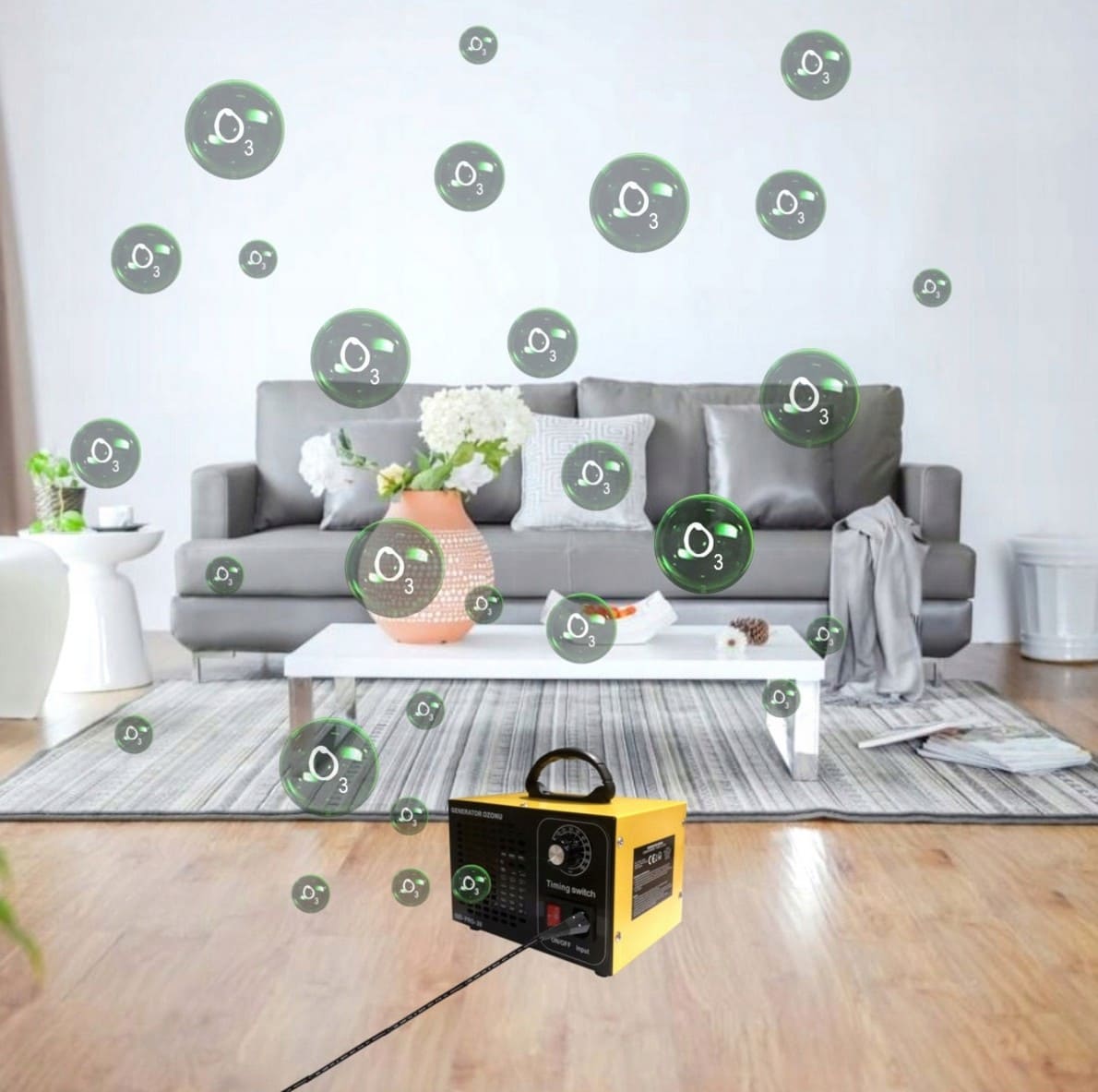 Övriga 3 Ozongenerator 28000 mg/h, luftrenare 230V, 120W - 6