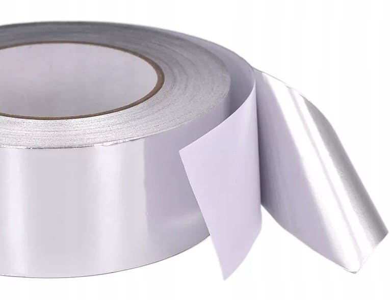 Övriga 3 Aluminiumtejp självhäftande 100 mm x 50m – upp till 120°C, alutejp, tätningstejp metall - 2