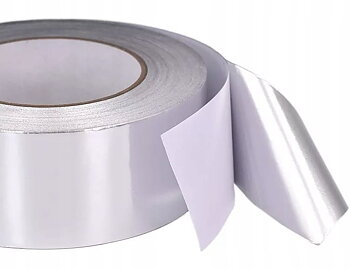 Övriga 3 Aluminiumtejp självhäftande 100 mm x 50m – upp till 120°C, alutejp, tätningstejp metall