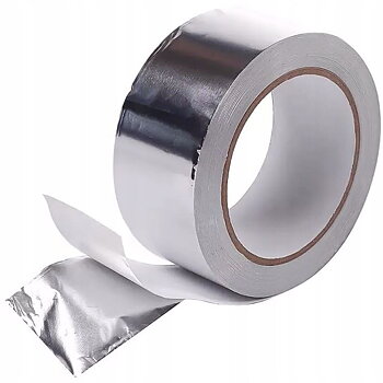 Övriga 3 Aluminiumtejp självhäftande 100 mm x 50m – upp till 120°C, alutejp, tätningstejp metall