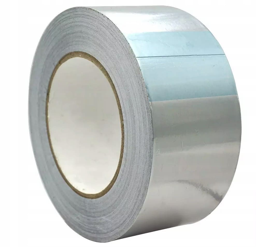 Övriga 3 Aluminiumtejp självhäftande 100 mm x 50m – upp till 120°C, alutejp, tätningstejp metall - 3