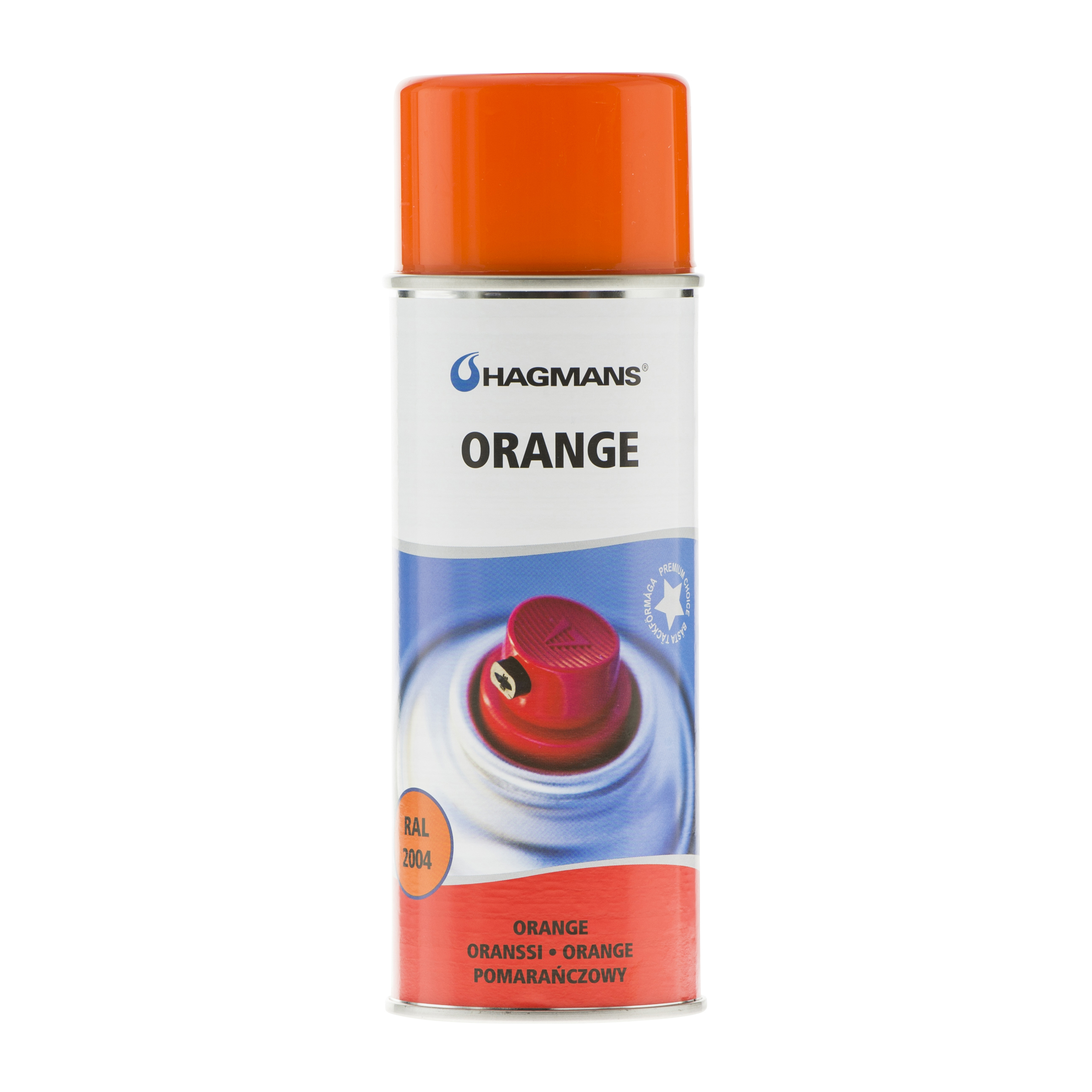 Hagmans Sprayfärg Orange RAL 2004 400 ML - 2