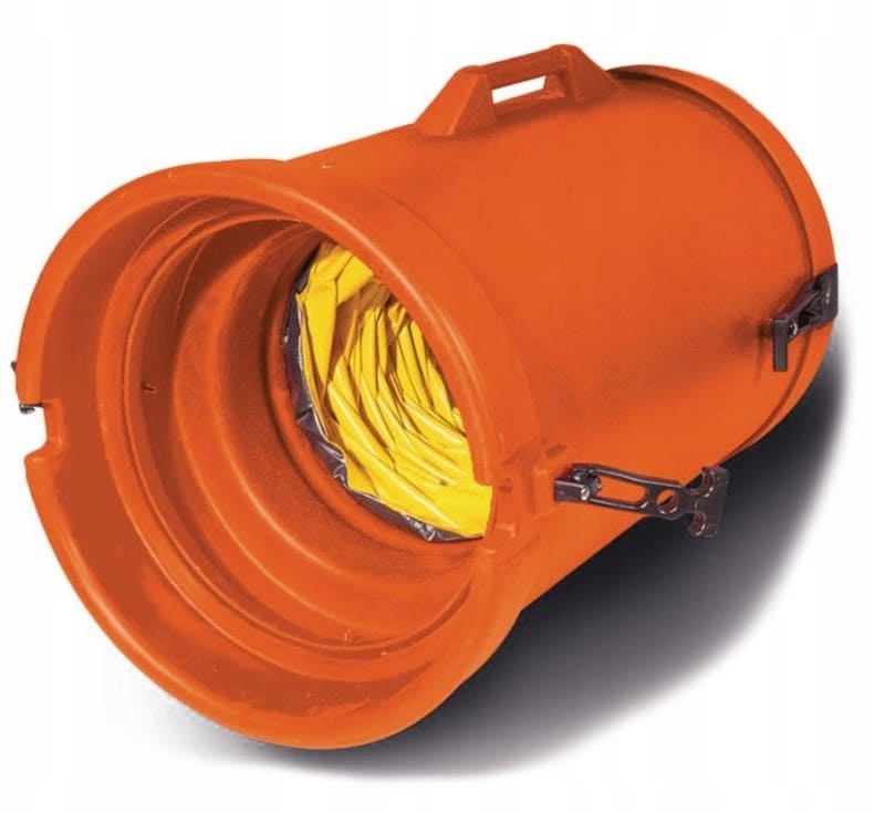 Stark Portabel Axiell Fläkt med 10 m, industrifläkt 750W 3220 m³/h, Unicraft - 4