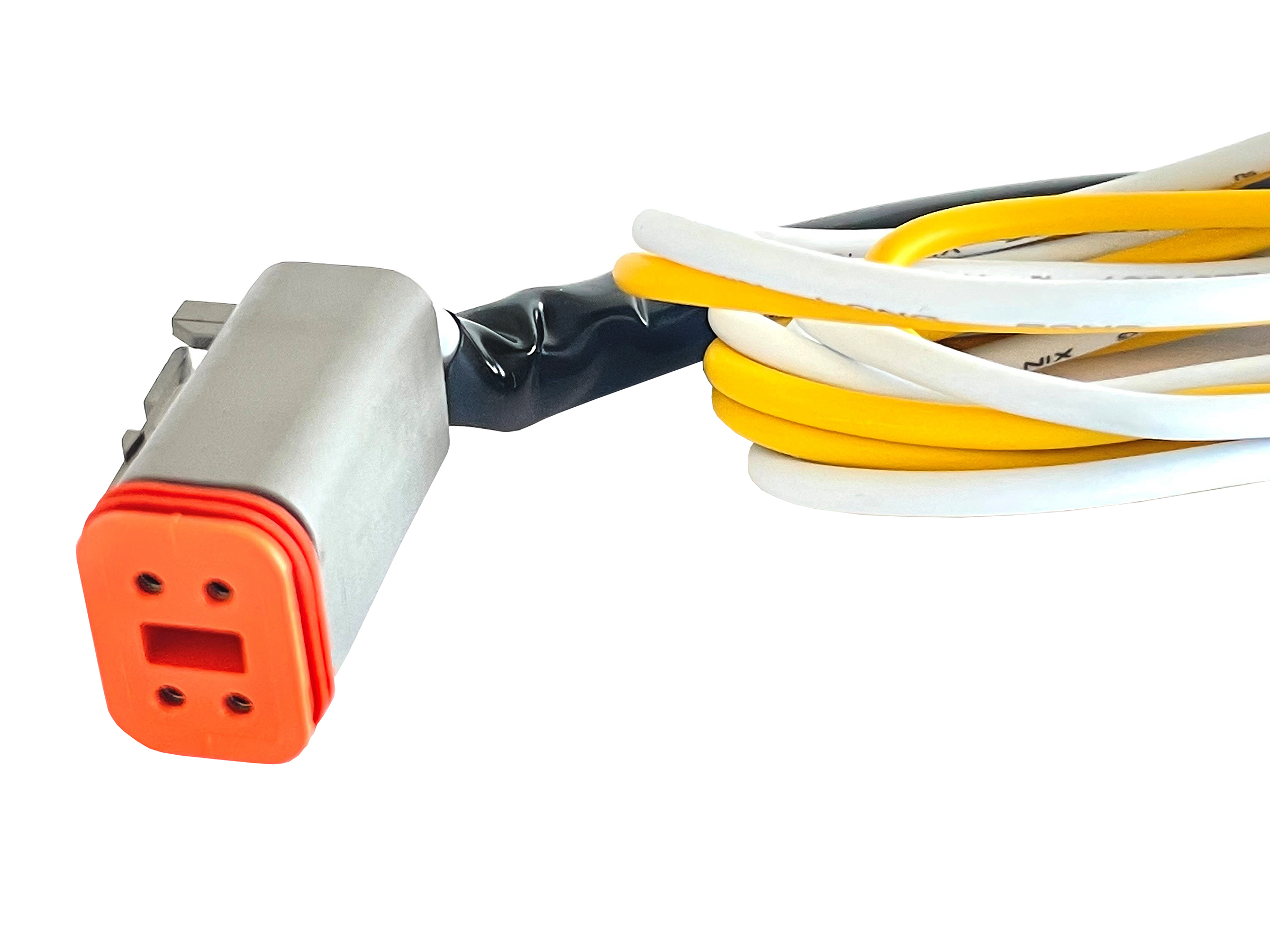Adapterkabel 20 cm. 4 DT till 2 DT + 2 ledare (1 m) - 3