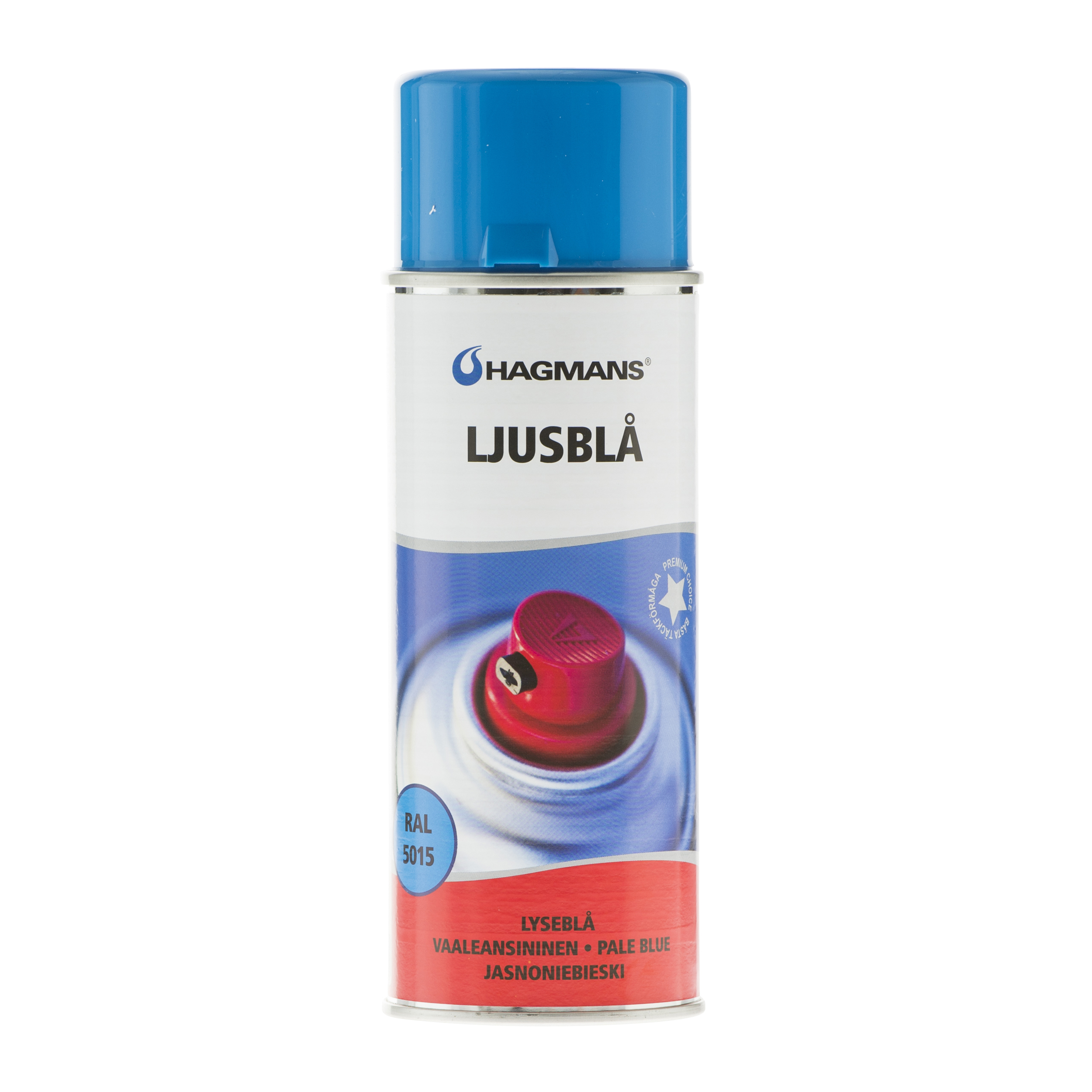 Hagmans Sprayfärg Ljusblå RAL 5015 400 ML - 2
