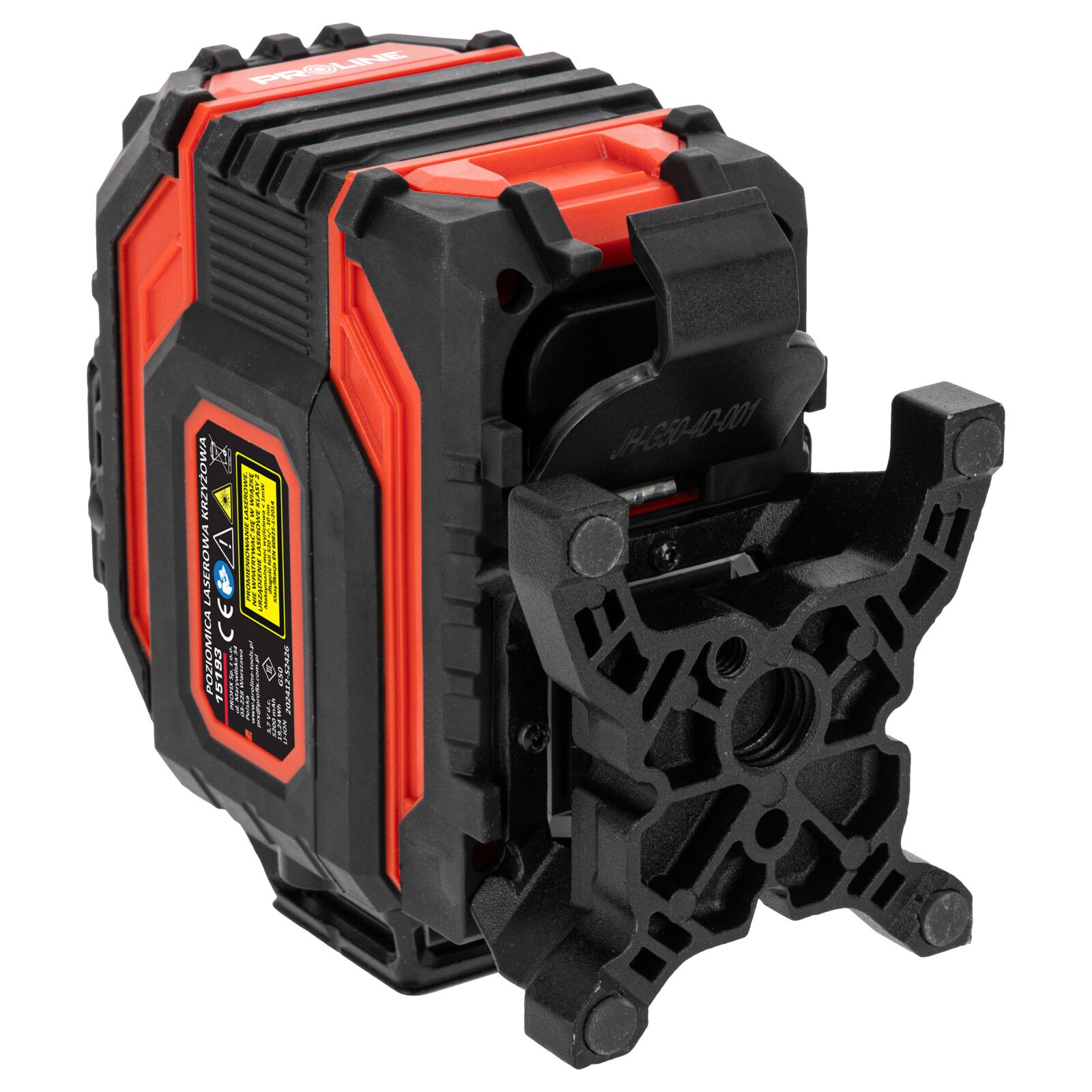 PROLINE TOOLS Laservattenpass 360° grönt korslaserkit 4D självinställande, 4 strålar, ±1.5 mm / 5 m noggrannhet, IP54 skydd, 25 m arbetsområde, Li-Ion 5200 mAh batteri, 5/8 och 1/4 stativgänga, Proline - 4